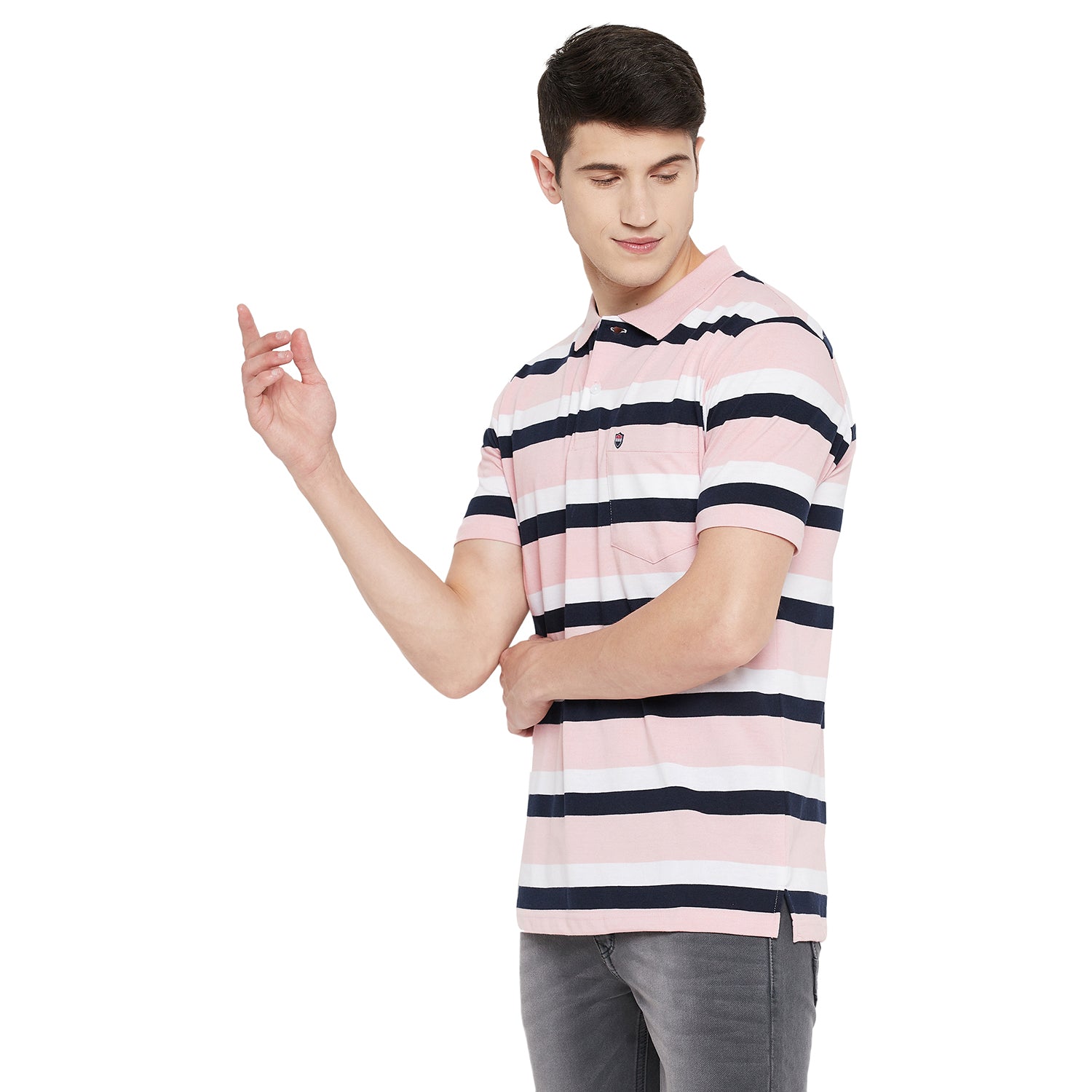Duke Stardust Men Half Sleeve Cotton T-Shirt (MTLF343)
