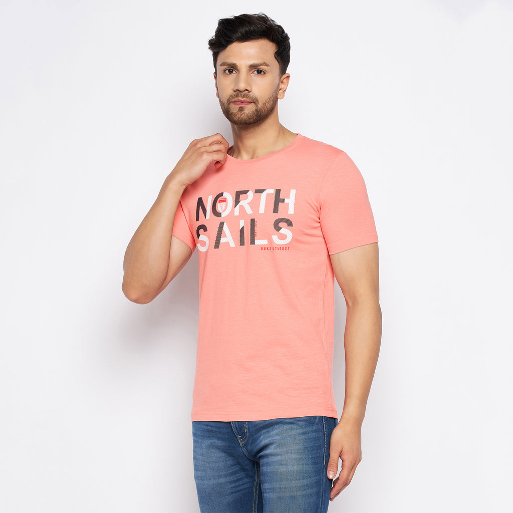 Duke Urban Men Half Sleeve Cotton T-shirt (LF5460)