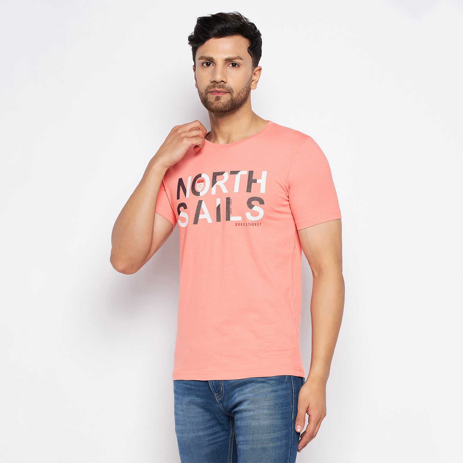 Duke Urban Men Half Sleeve Cotton T-shirt (LF5460)