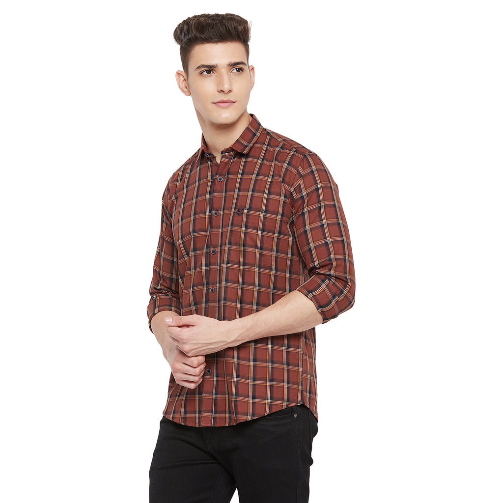 Duke Stardust Men Full Sleeve Cotton Shirt (SDO6CKE)