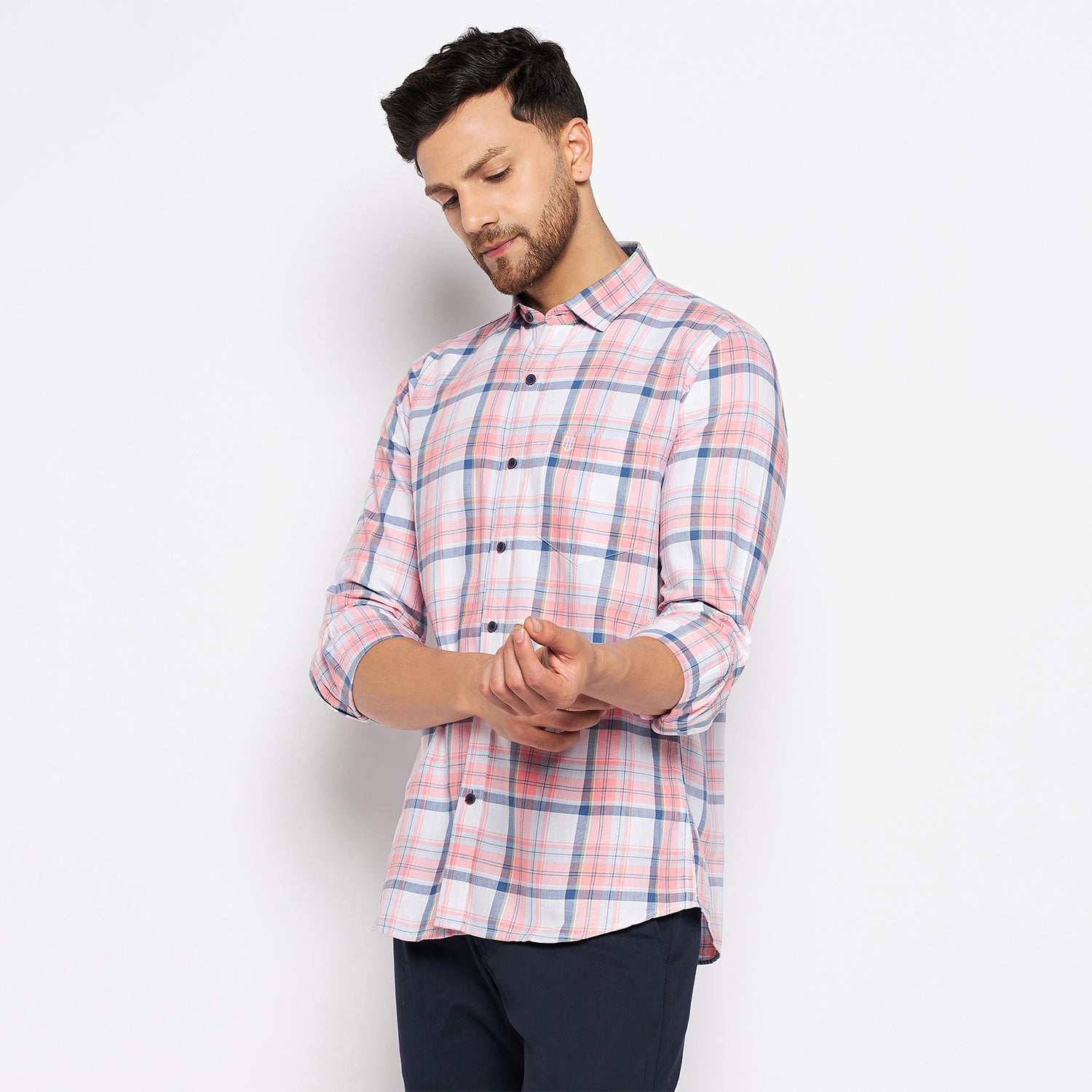 Duke Stardust Men Full Sleeve Cotton Shirt (SDO8CKOH)