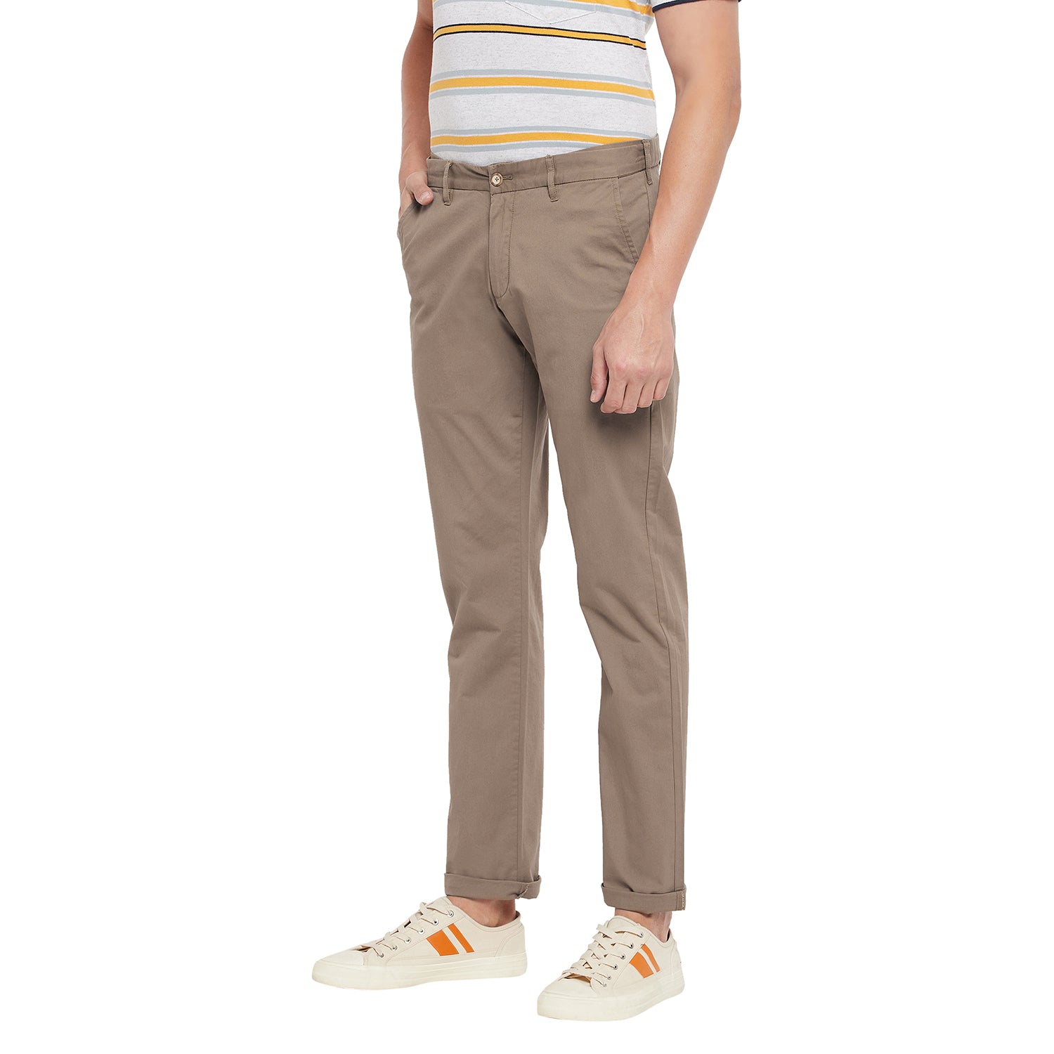 Duke Urban Men Expendable Waist Slim Fit Trousers (SDT4513E)