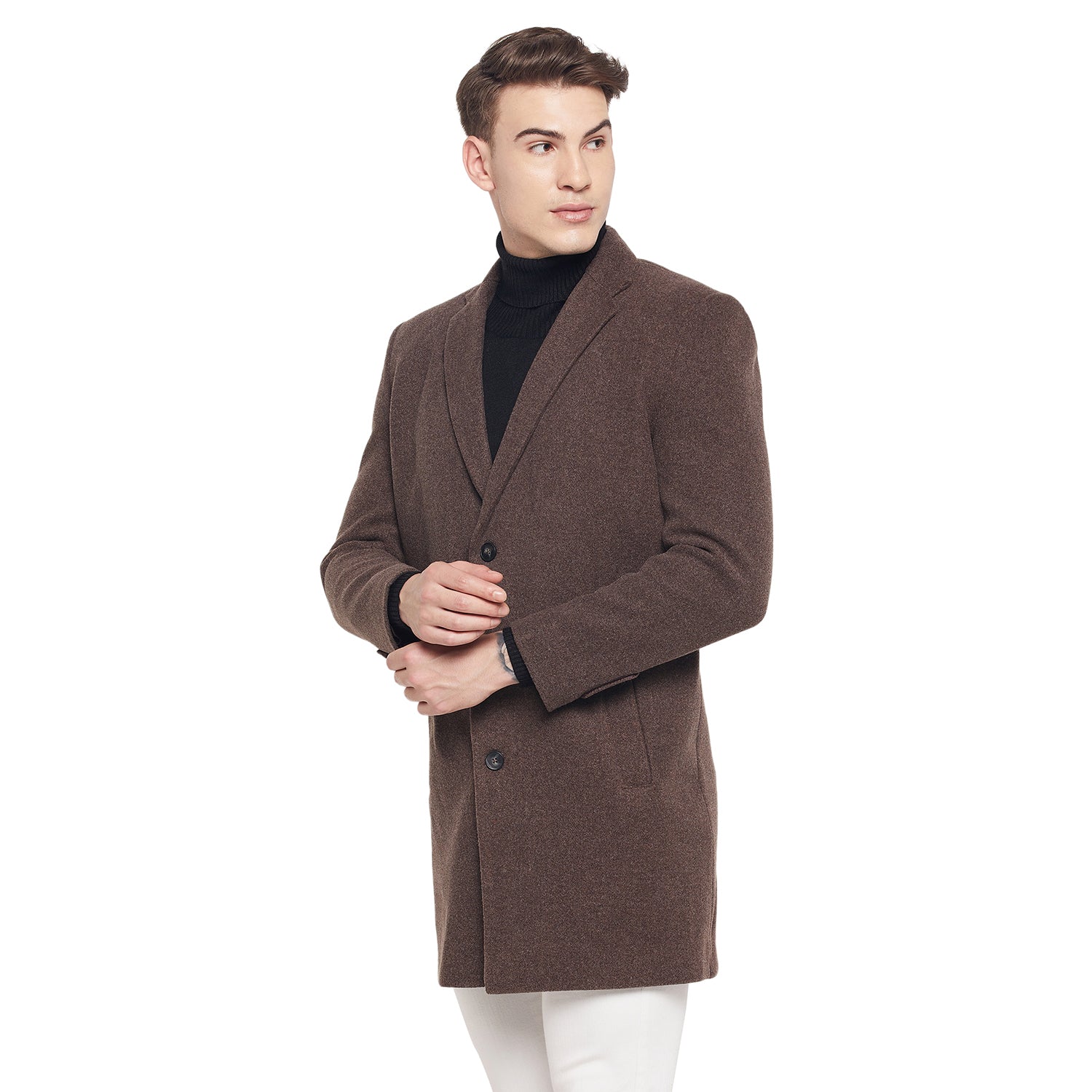 Duke Urban Men Full Sleeve Long Coat (SDZ939)