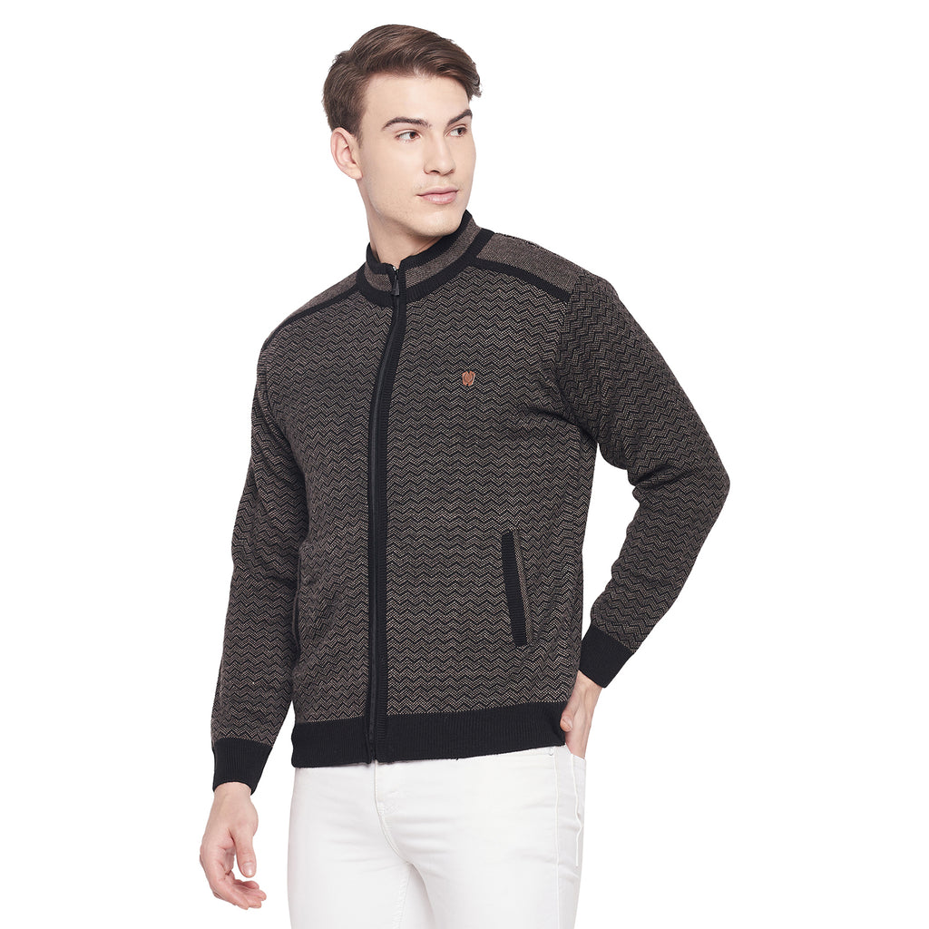 Duke Stardust Men Full Sleeve Zipper Sweater (SDS2083)