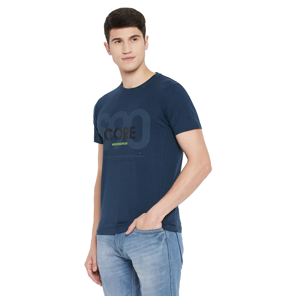 Duke Stardust Men Half Sleeve Cotton T-shirt (LF5233)