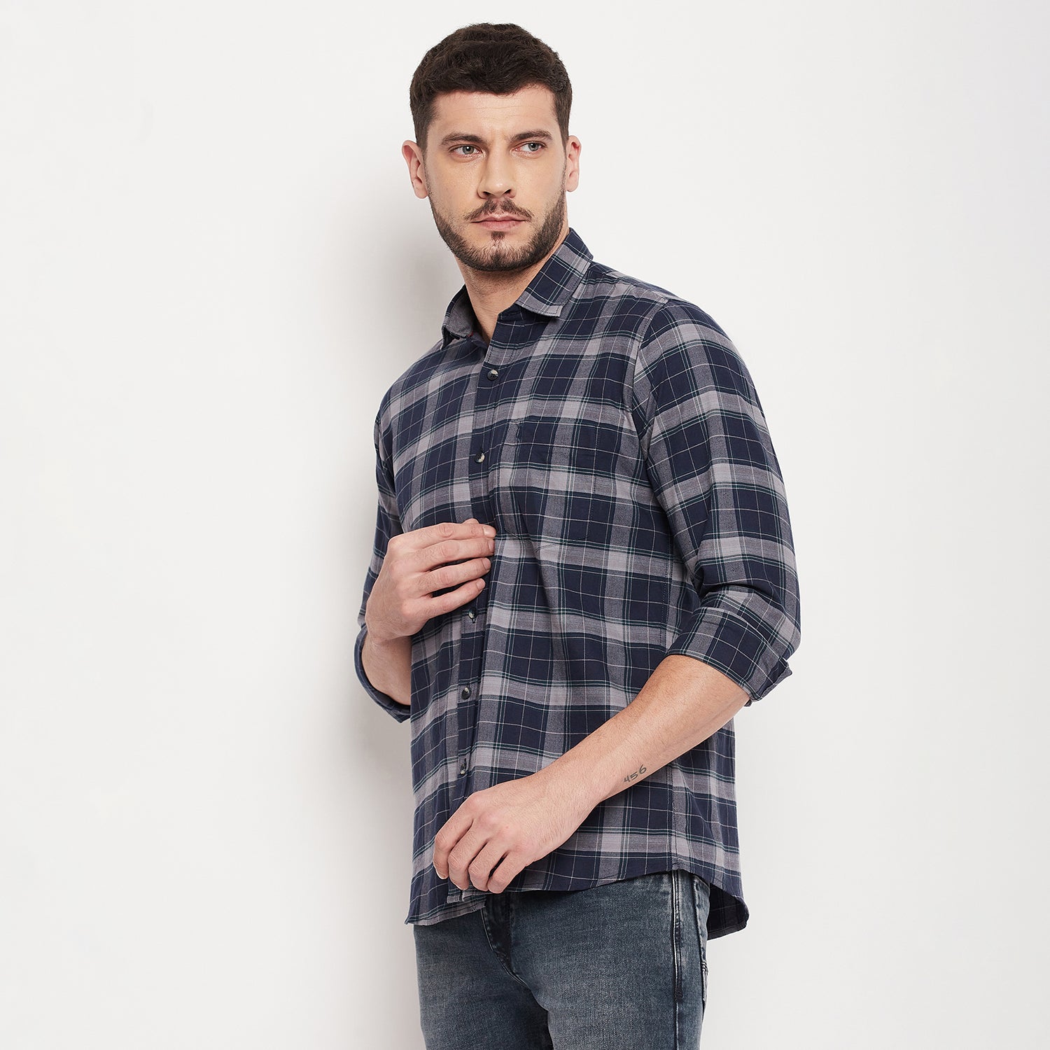 Duke Stardust Men Full Sleeve Cotton Shirt (SDO8CKOA)