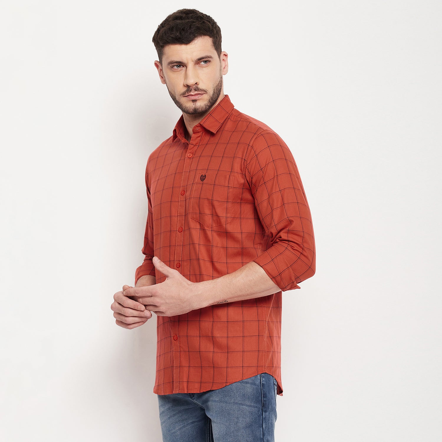 Duke Urban Men Full Sleeve Cotton Shirt (SDO6CKK)