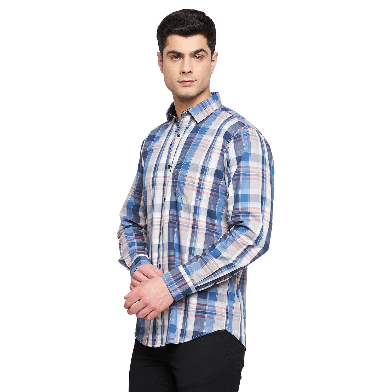Duke Urban Men Full Sleeve  Cotton Shirt (SDO5CKB)