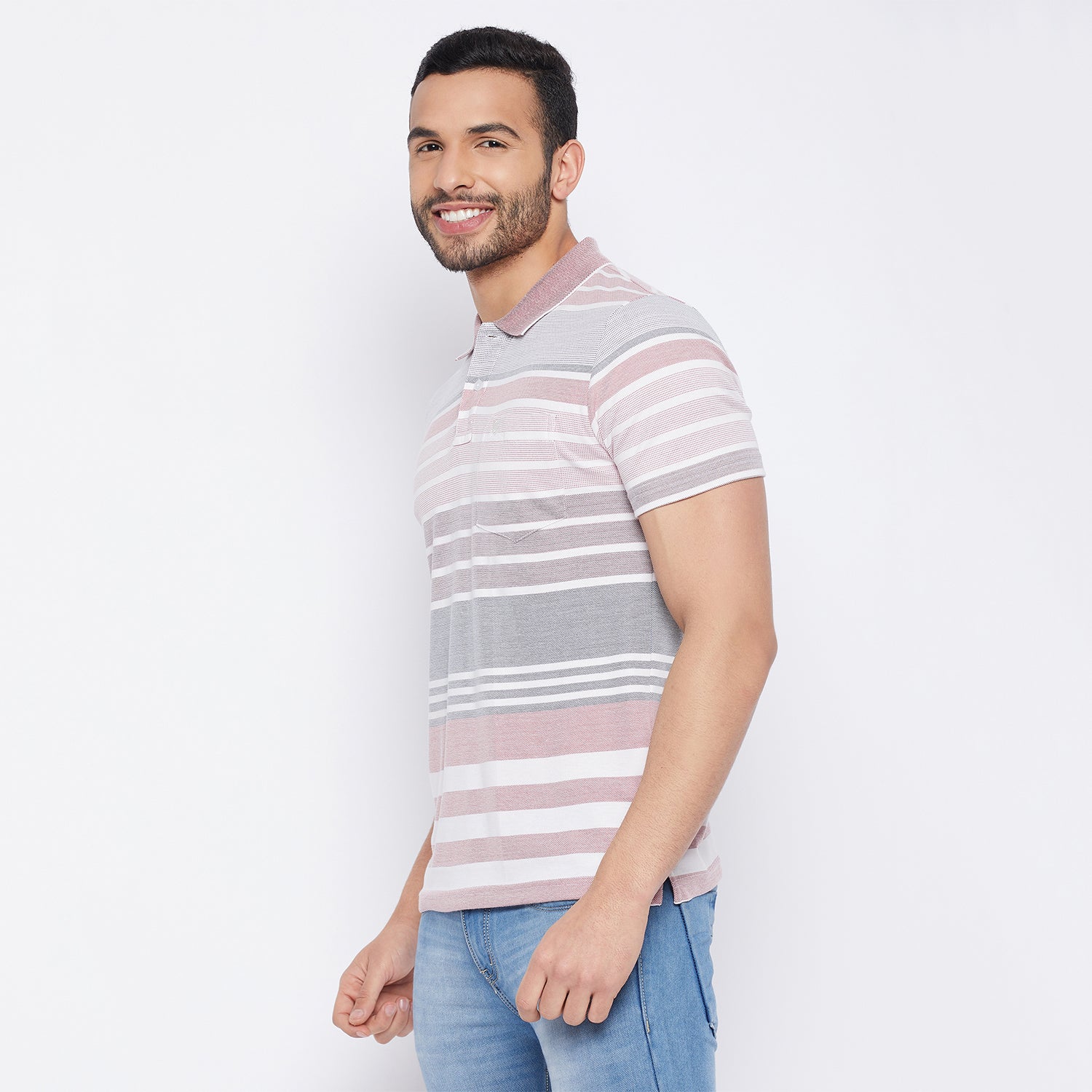 Duke Stardust Men Half Sleeve Cotton T-shirt (LF7014)