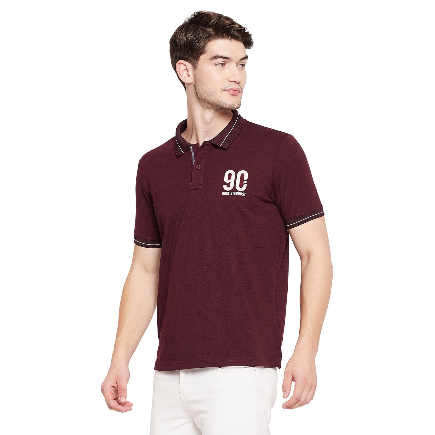 Duke Stardust Men Half Sleeve Cotton T-shirt (LF5269)