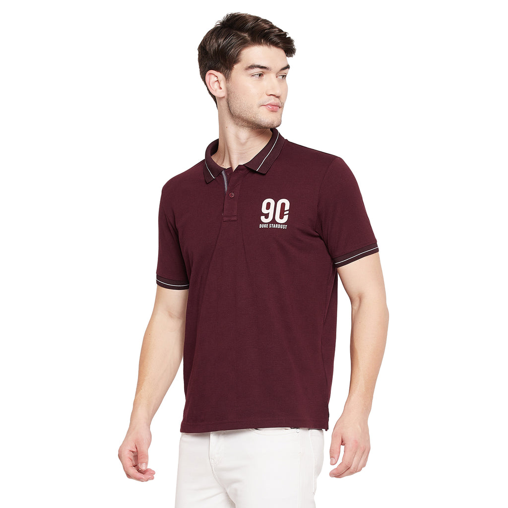 Duke Stardust Men Half Sleeve Cotton T-shirt (LF5269)