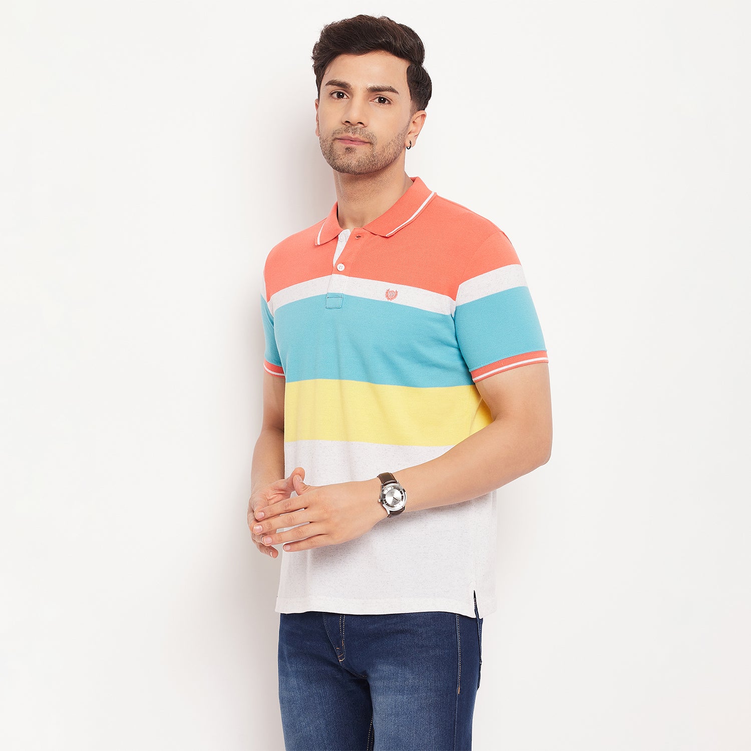 Duke Stardust Men Half Sleeve Cotton Tshirt (LF5725)