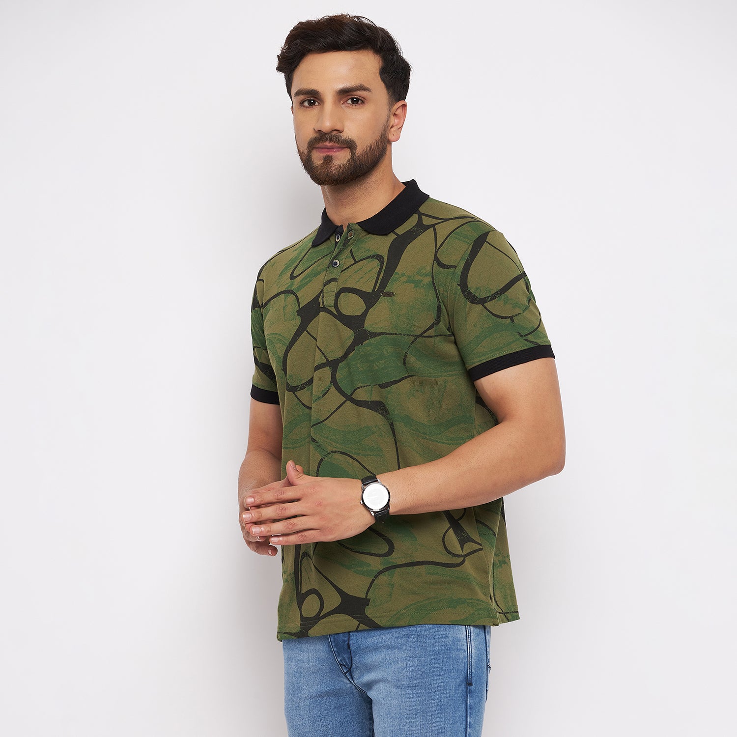 Duke Stardust Men Half Sleeve Cotton T-shirt (LF4950)