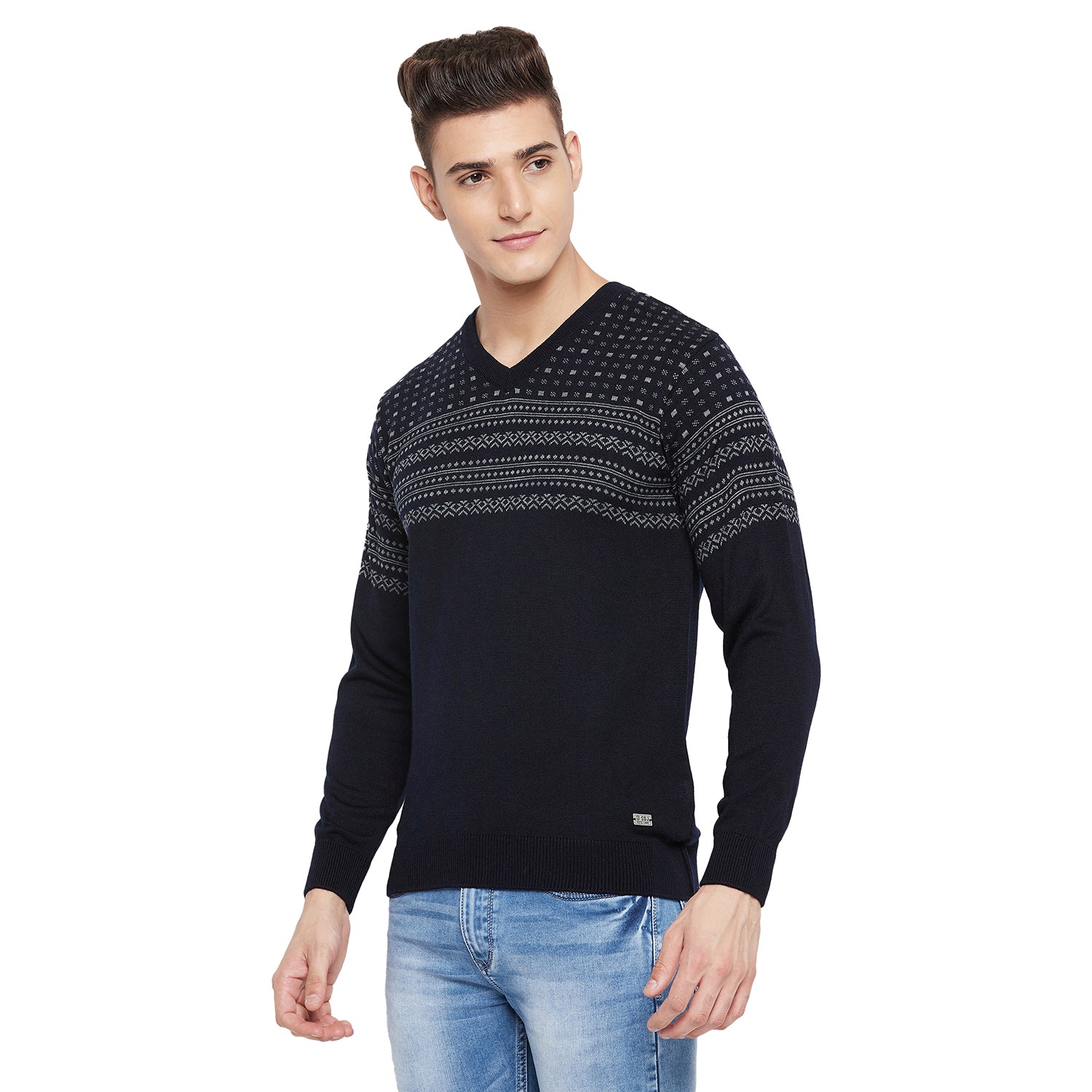 Duke Urban Men Full Sleeve V Neck Sweater (SDS668)