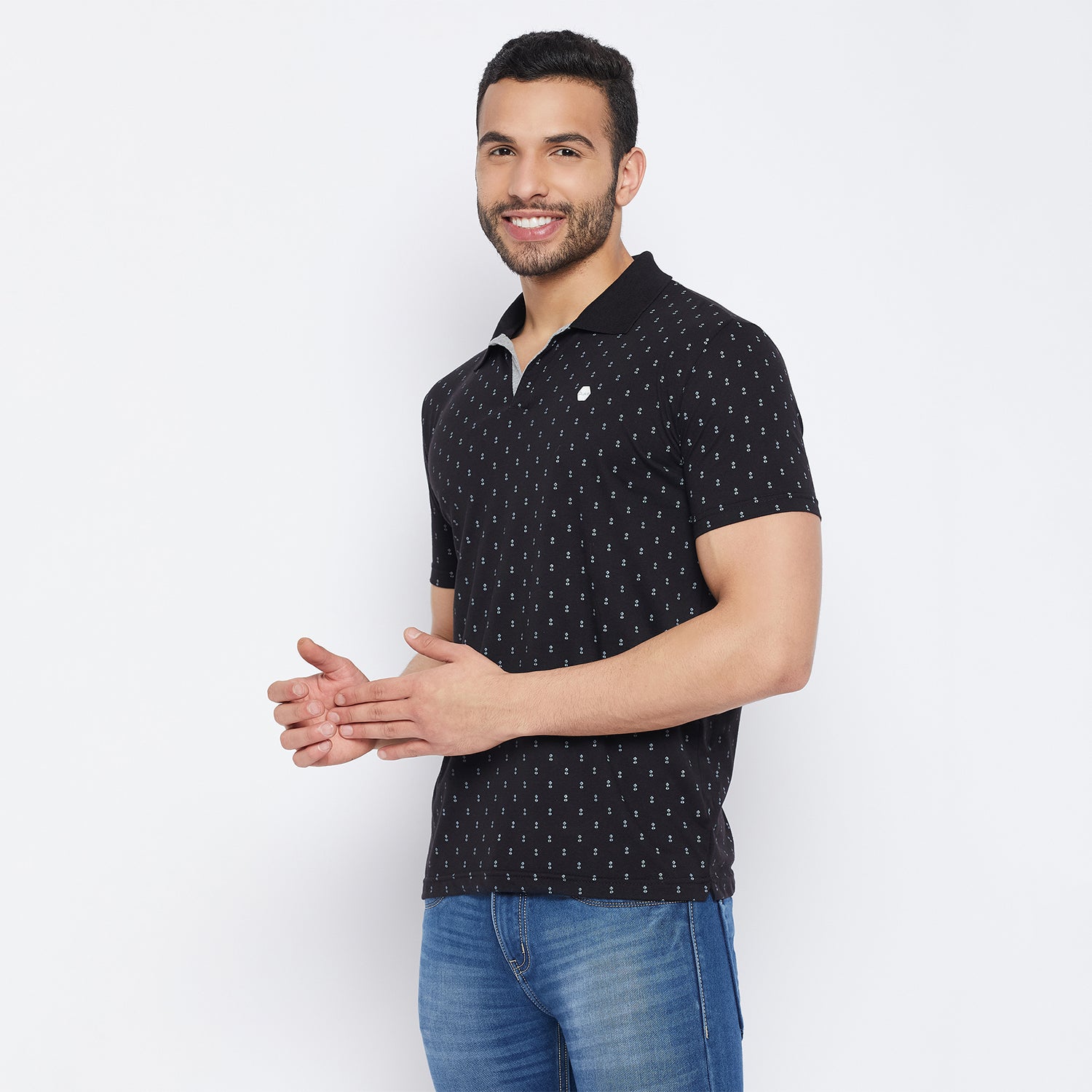 Duke Stardust Men Half Sleeve Cotton T-shirt (4040F)