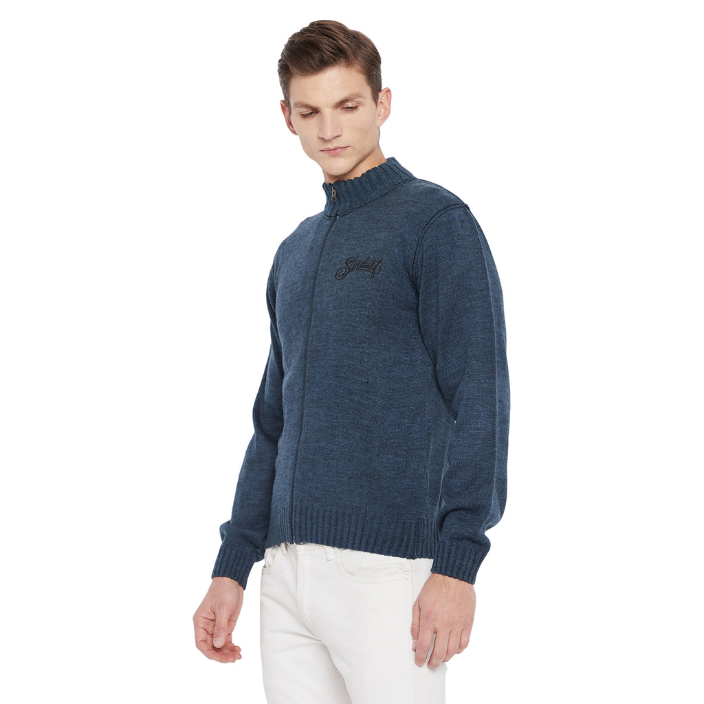 Duke Stardust Men Full Sleeve Zipper Sweater (SDS527)