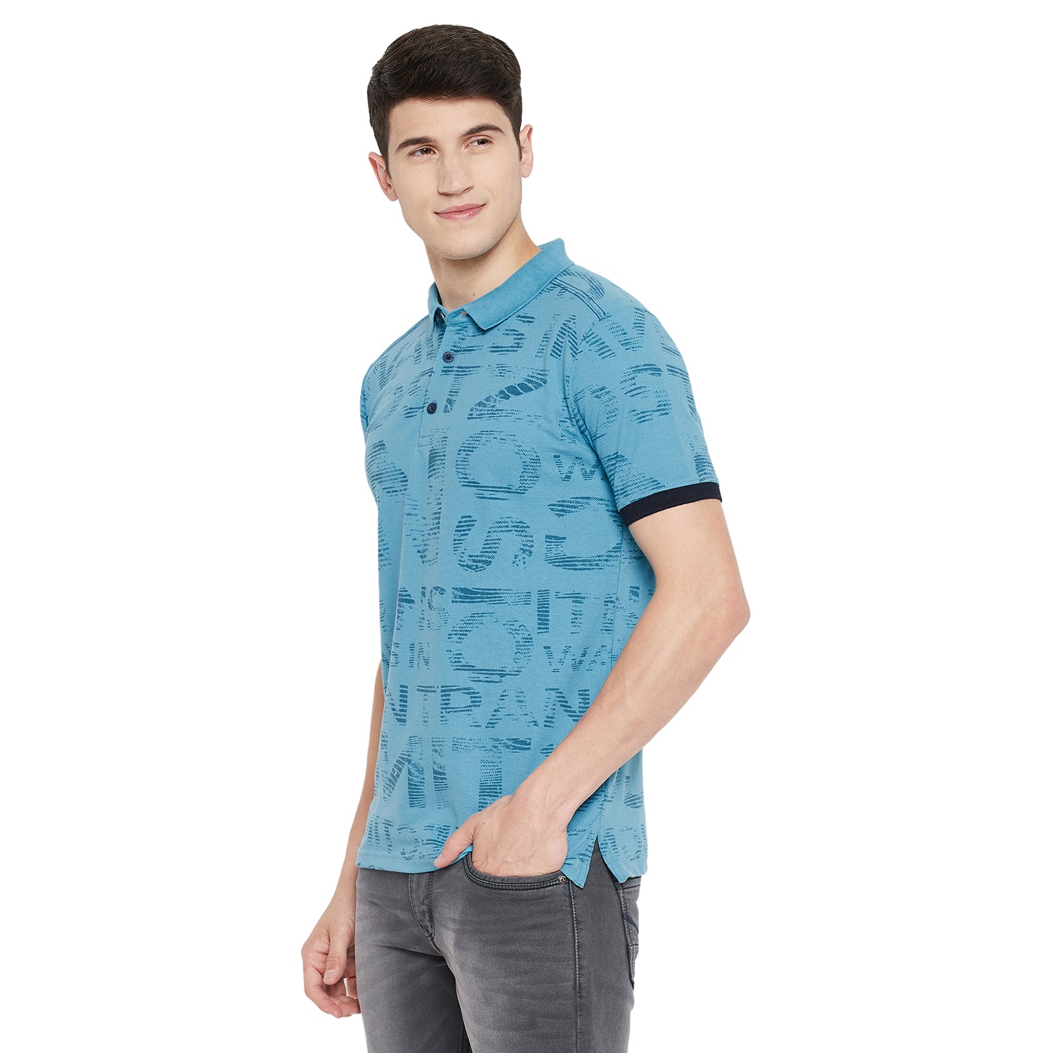 Duke Stardust Men Half Sleeve Cotton T-shirt (LF5253)