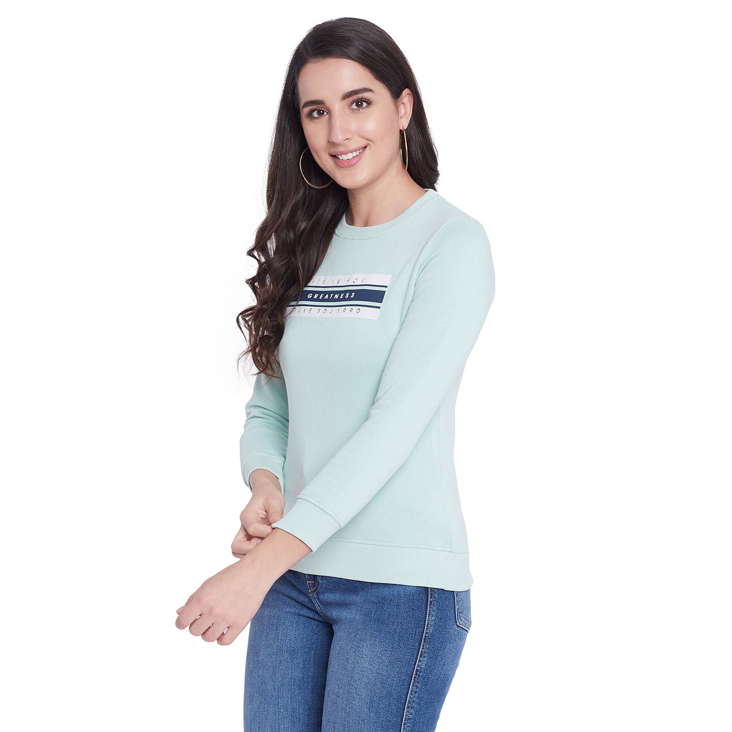 Duke Urban Women Round Neck Sweatshirt (LFX785)