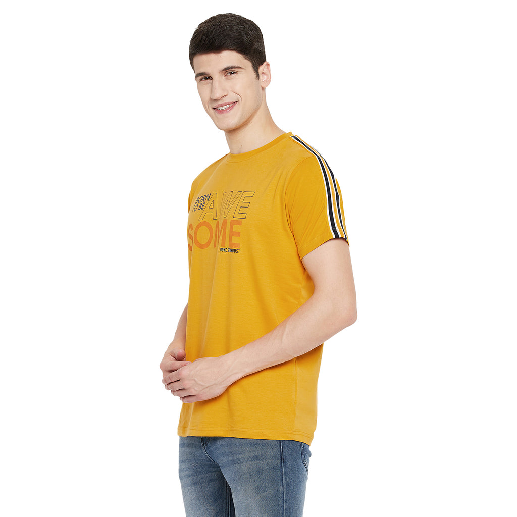 Duke Stardust Men Half Sleeve Cotton T-shirt (LF5277)