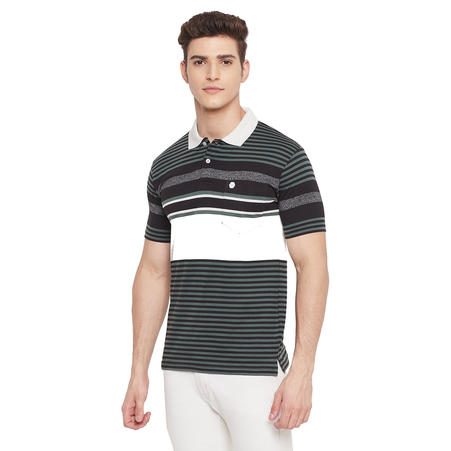 Duke Stardust Men Half Sleeve Cotton T-shirt (MTLF359)