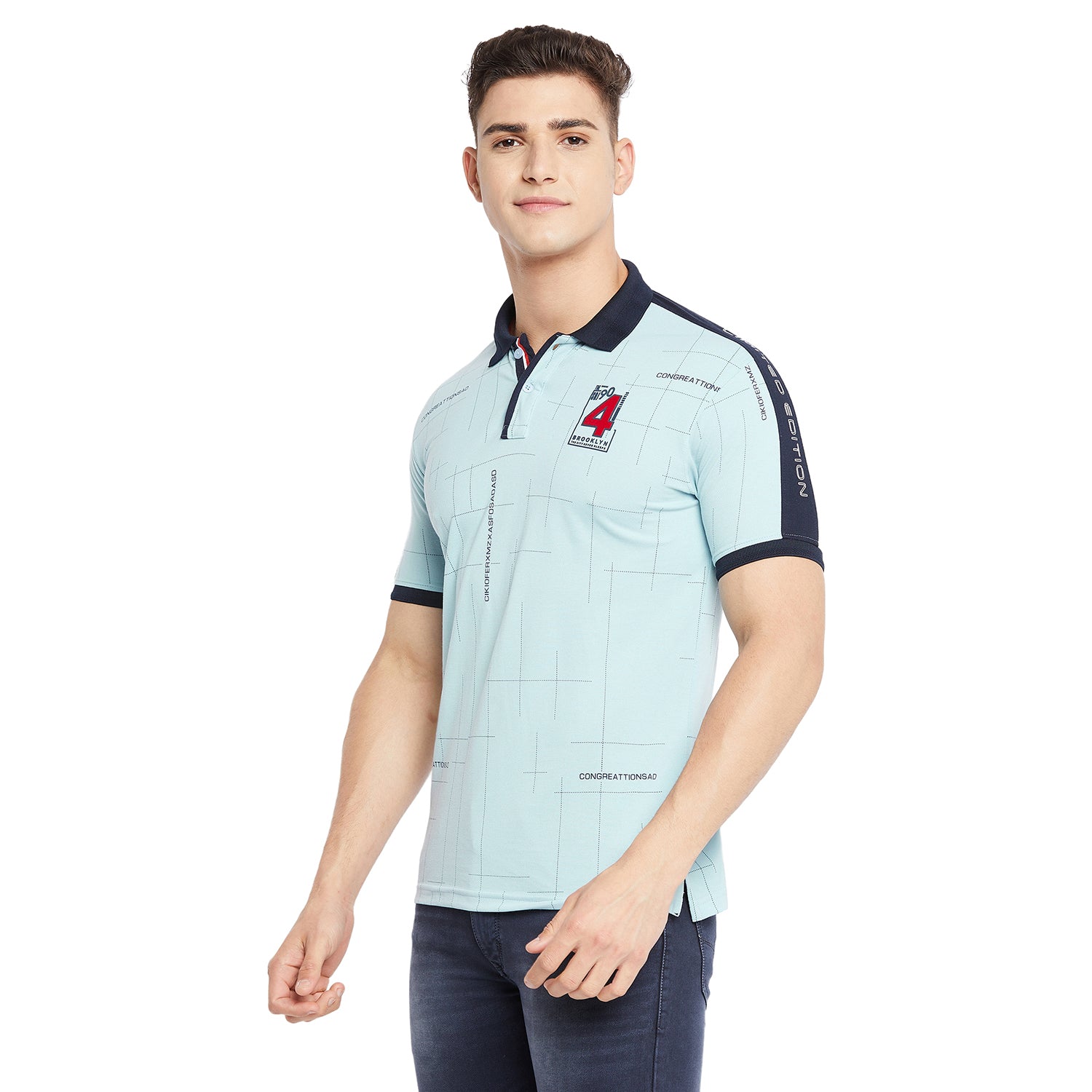 Duke Stardust Men Half Sleeve Cotton T-Shirt (LF5404)