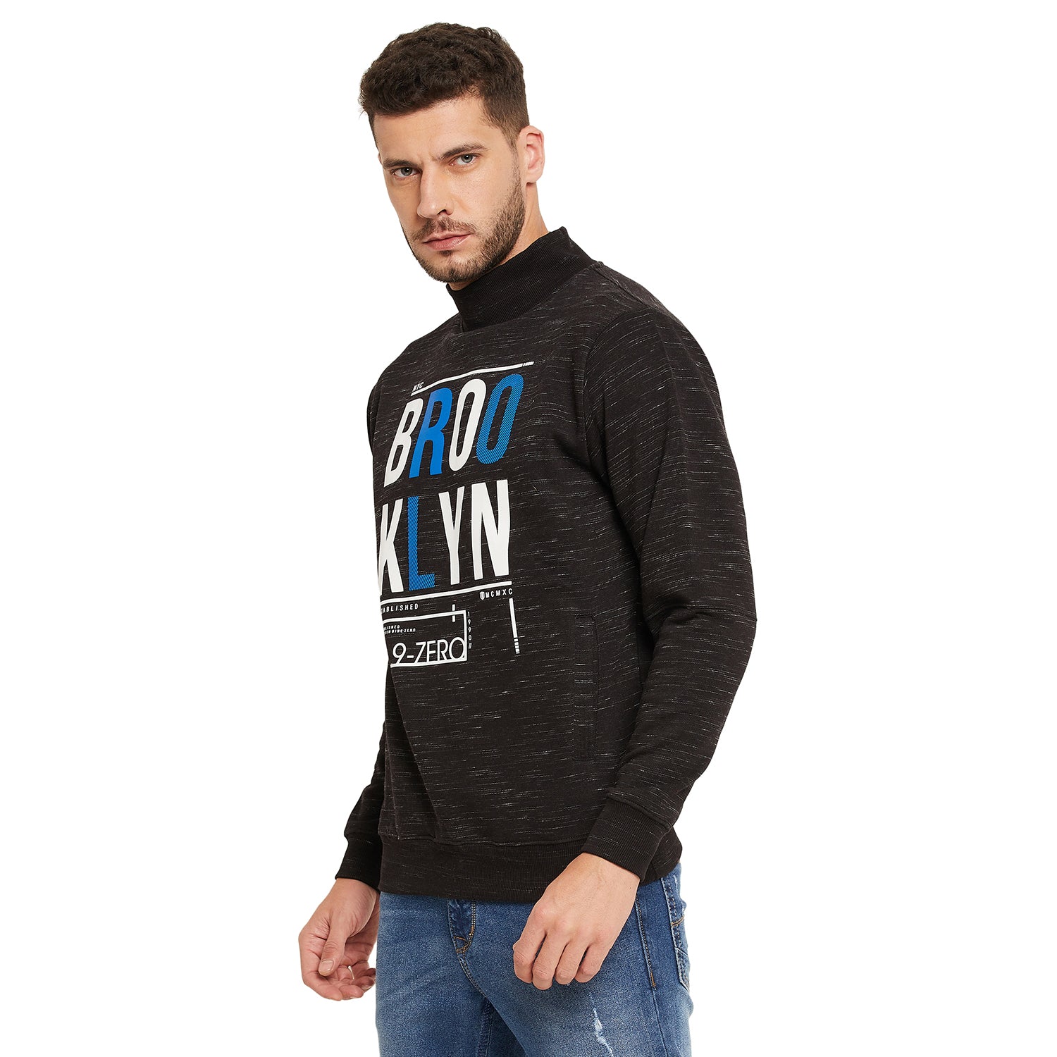 Duke Urban Men High Neck Sweatshirt (LF3874)