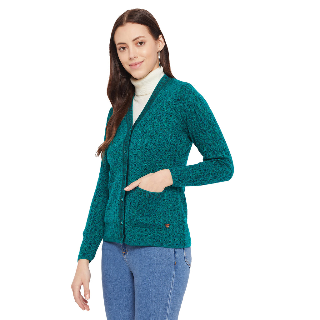 Duke Stardust Women Full Sleeve Cardigan (SDS9619)