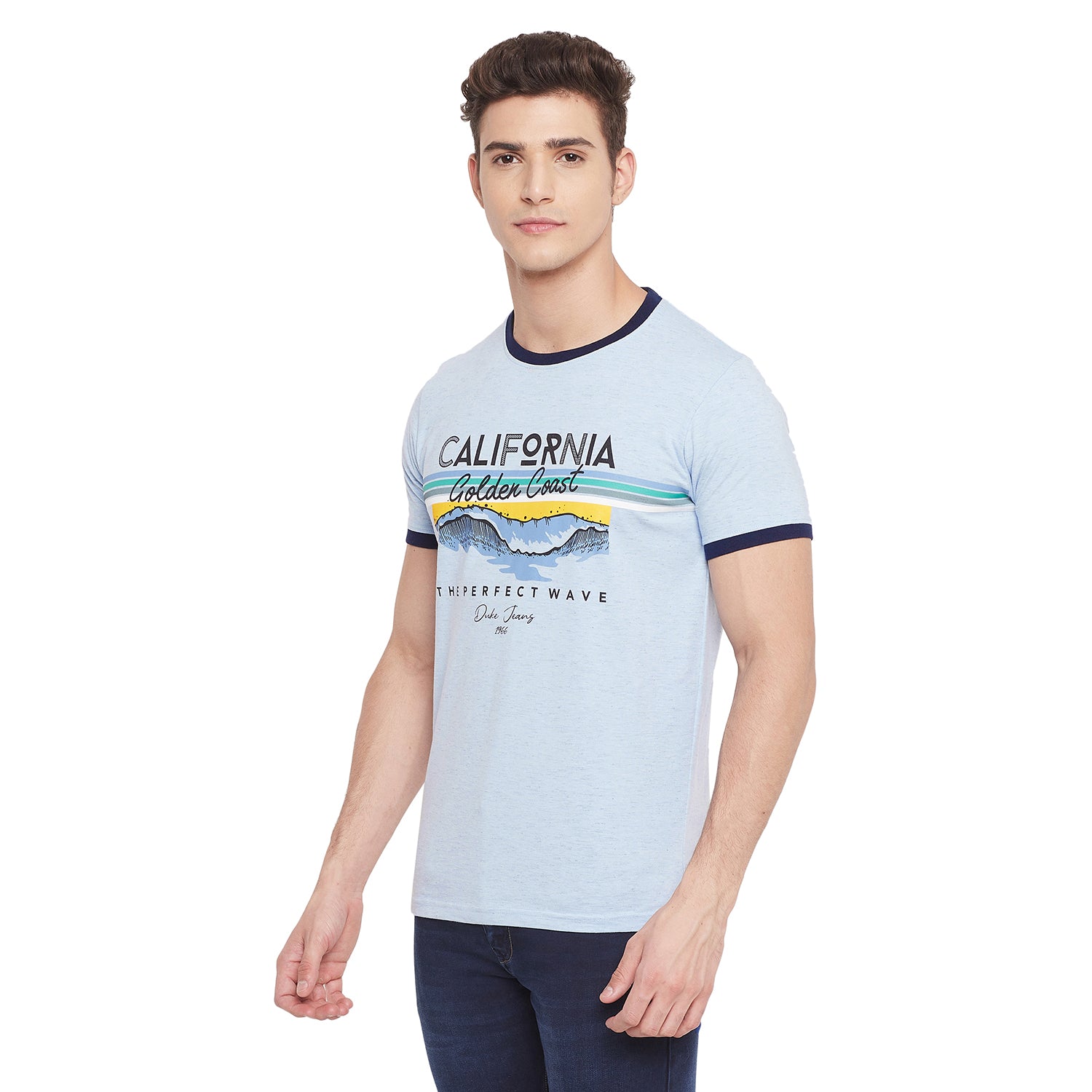 Duke Stardust Men Half Sleeve Cotton T-shirt (LF5284)