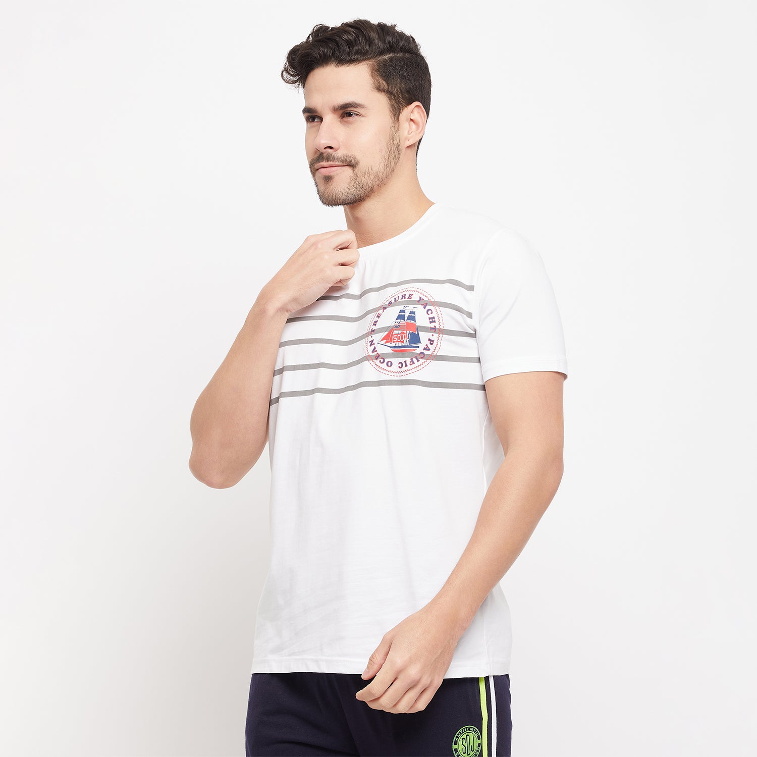 Duke Stardust Men Half Sleeve Cotton T-shirt (LF5833)
