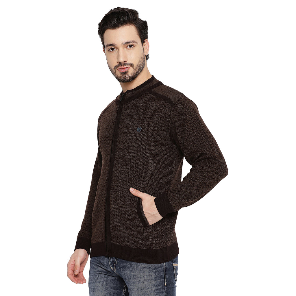 Duke Stardust Men Full Sleeve Zipper Sweater (SDS2083)