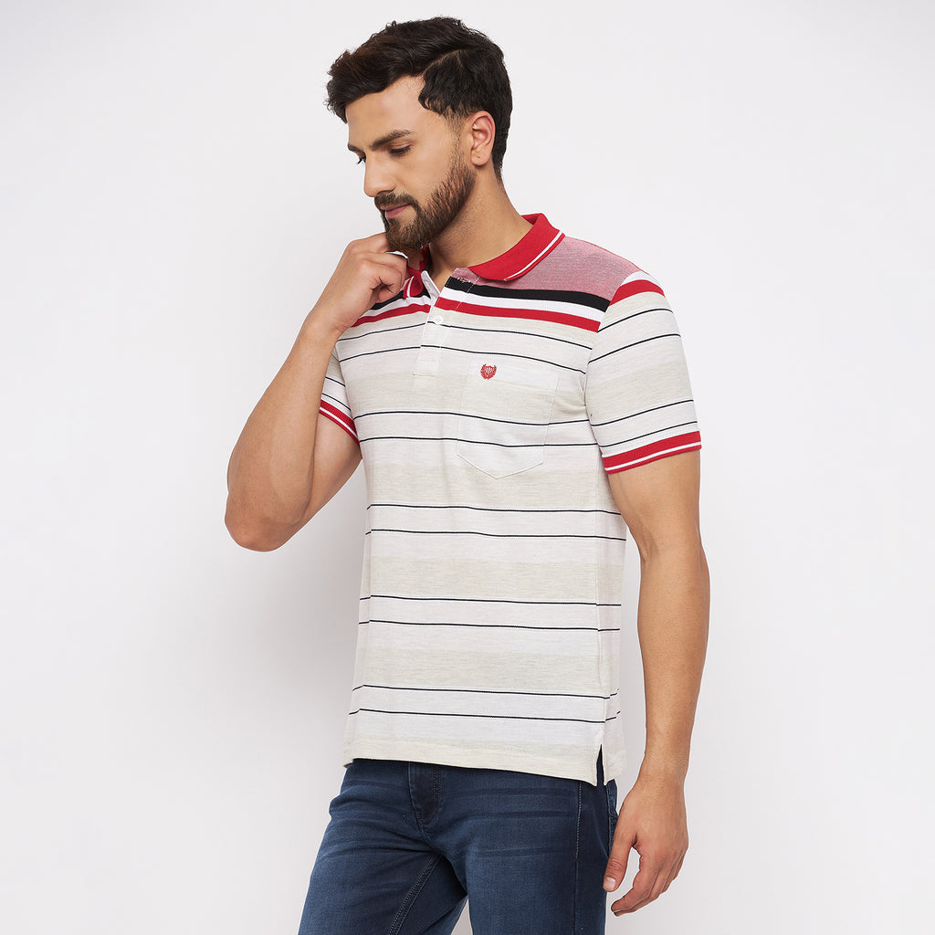 Duke Stardust Men Half Sleeve Cotton T-shirt (LF5381)