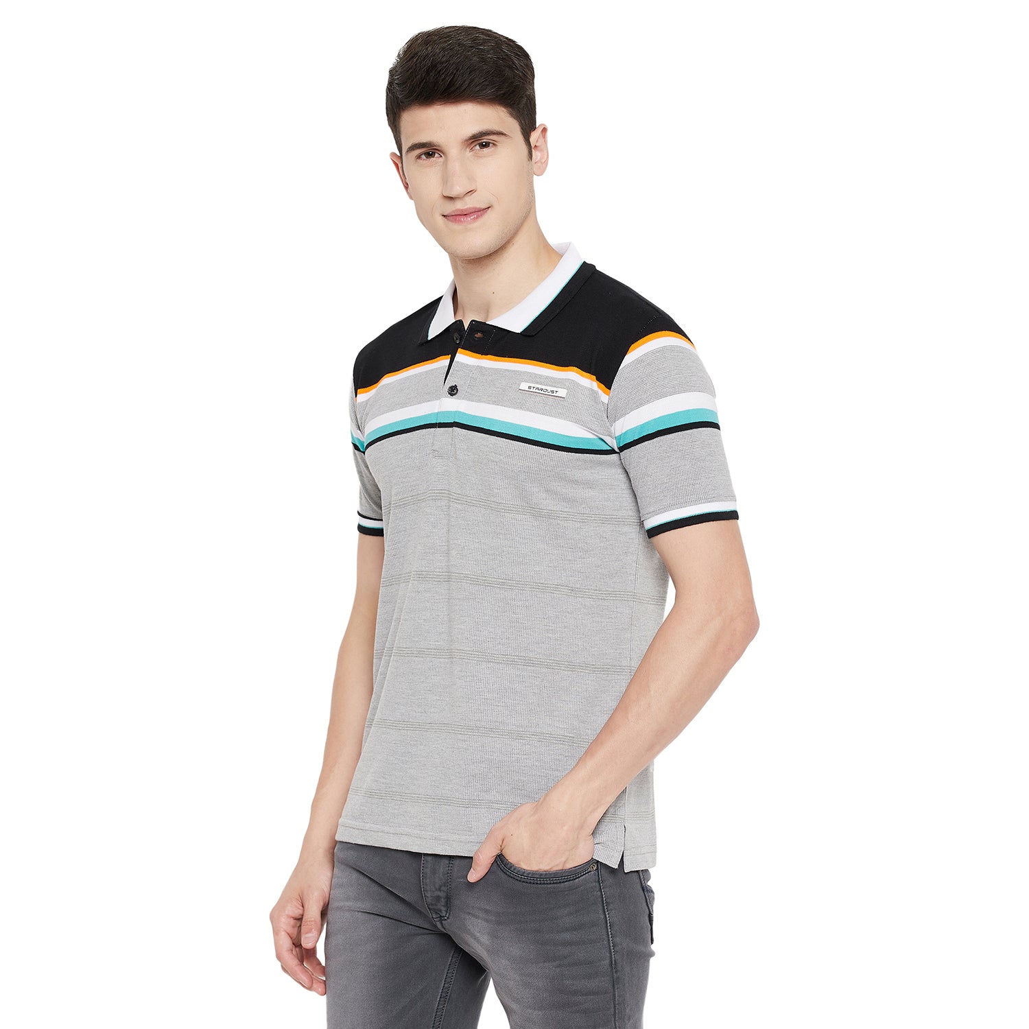 Duke Stardust Men Half Sleeve Cotton T-Shirt (LF5392)