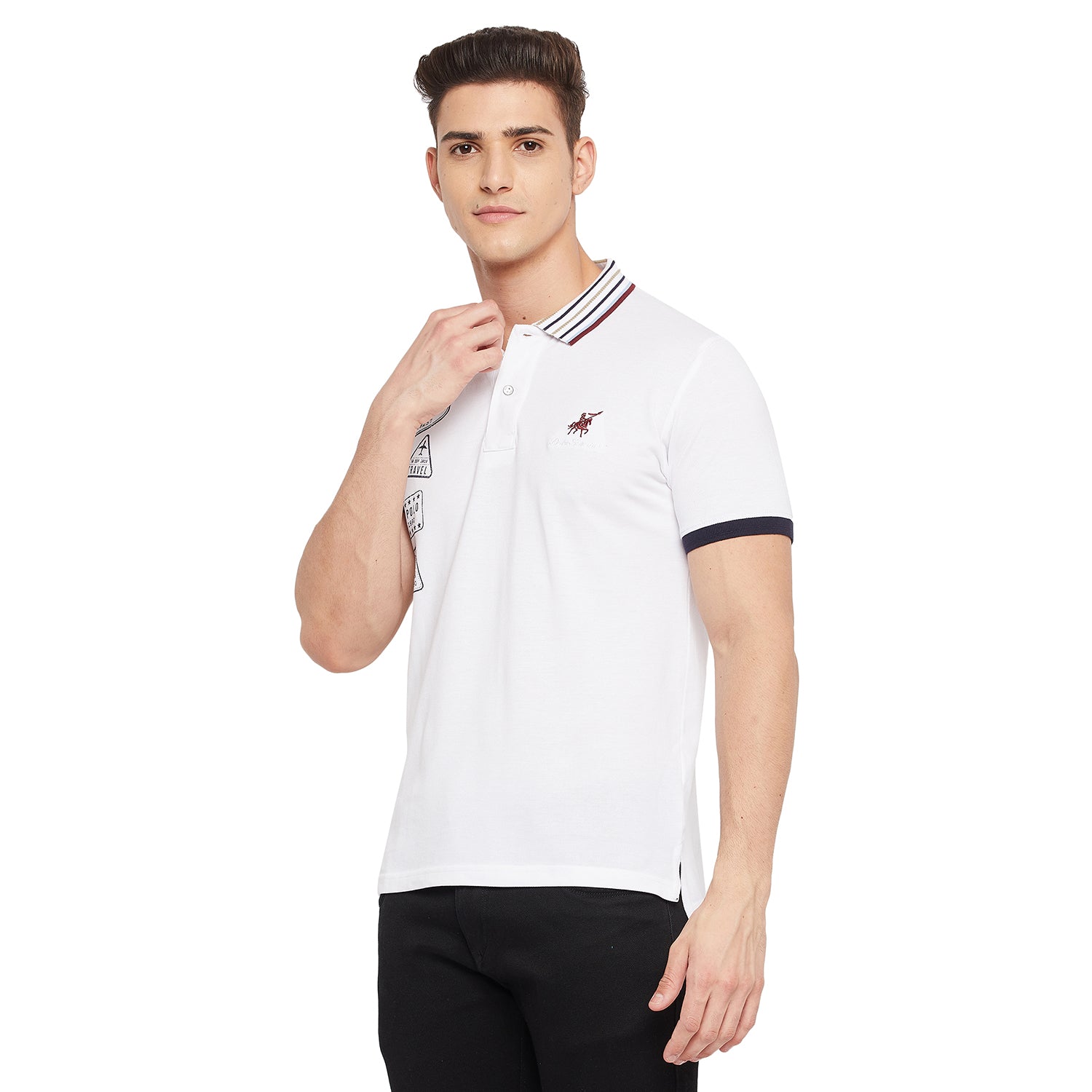 Duke Stardust Men Half Sleeve Cotton T-shirt (LF4709)