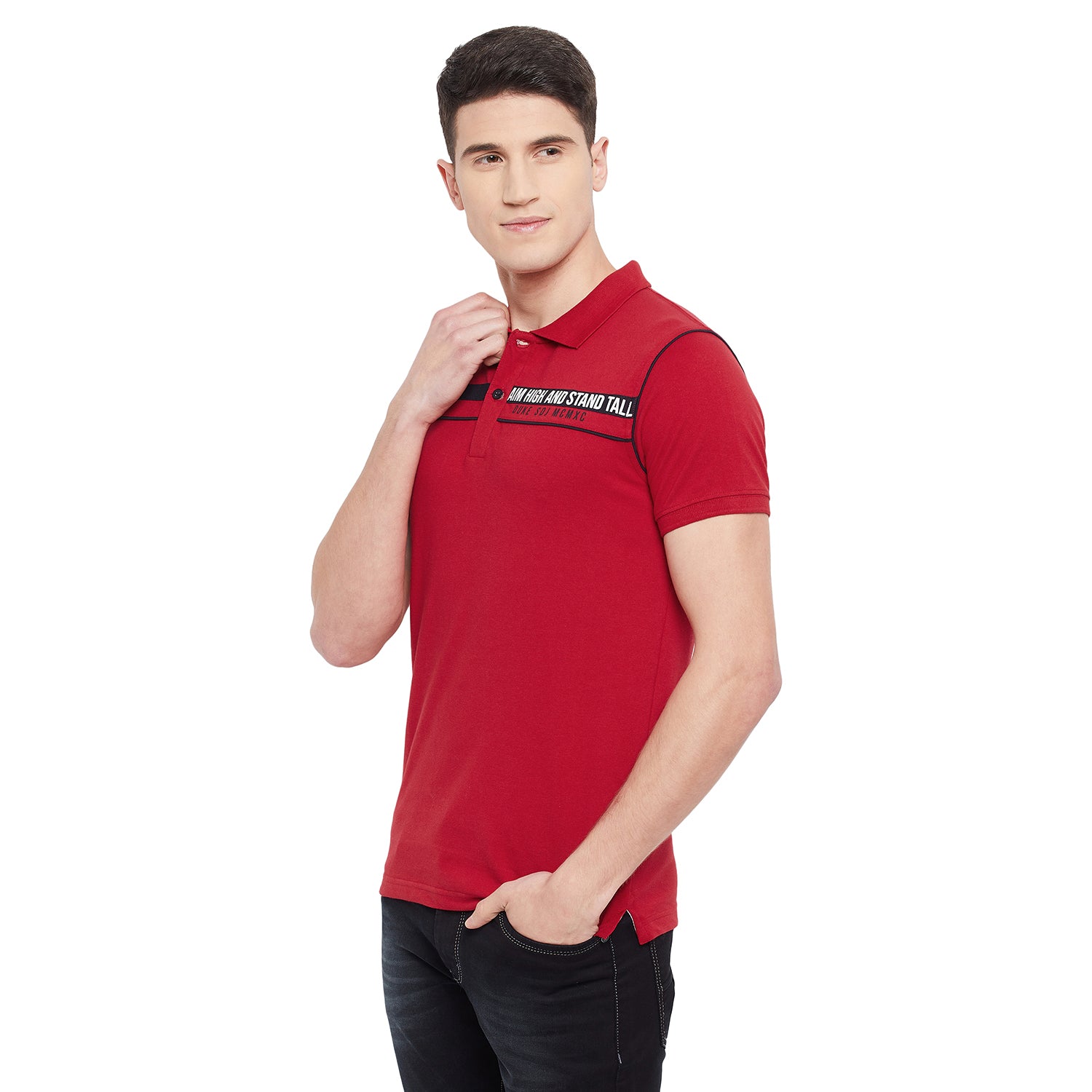 Duke Stardust Men Half Sleeve Cotton T-Shirt (LF5406)