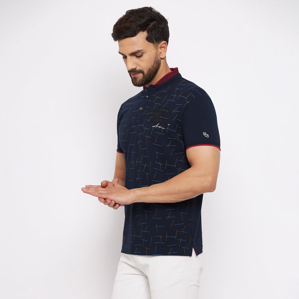 Duke Stardust Men Half Sleeve Cotton T-shirt (LF4955)