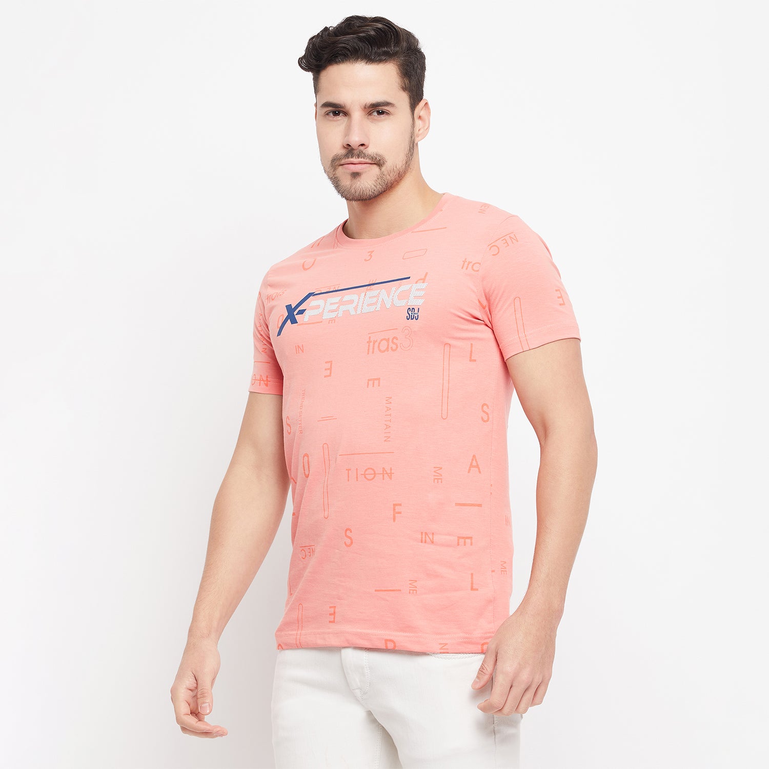 Duke Urban Men Half Sleeve Cotton T-shirt (LF5459)