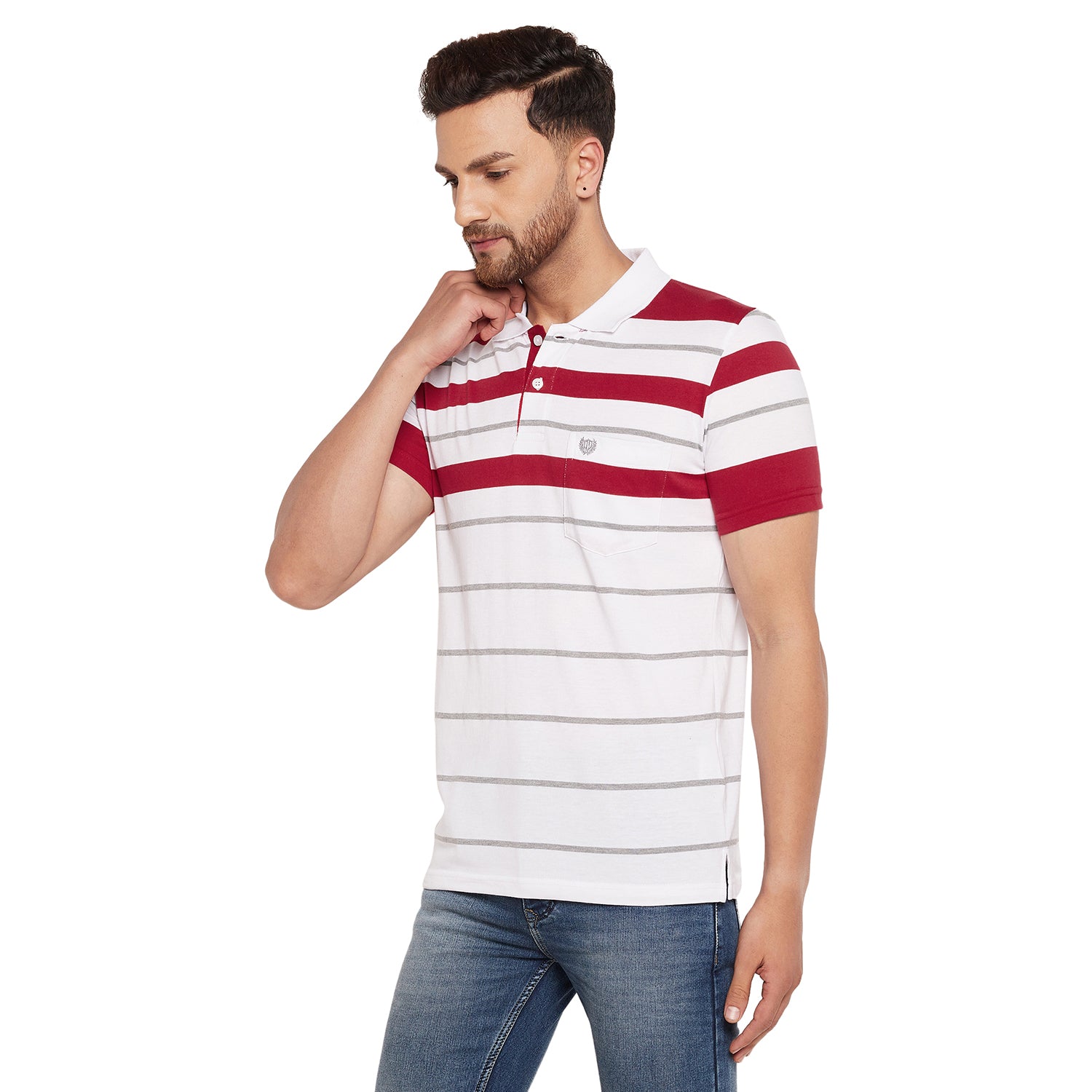 Duke Stardust Men Half Sleeve Cotton T-shirt (MTLF356)