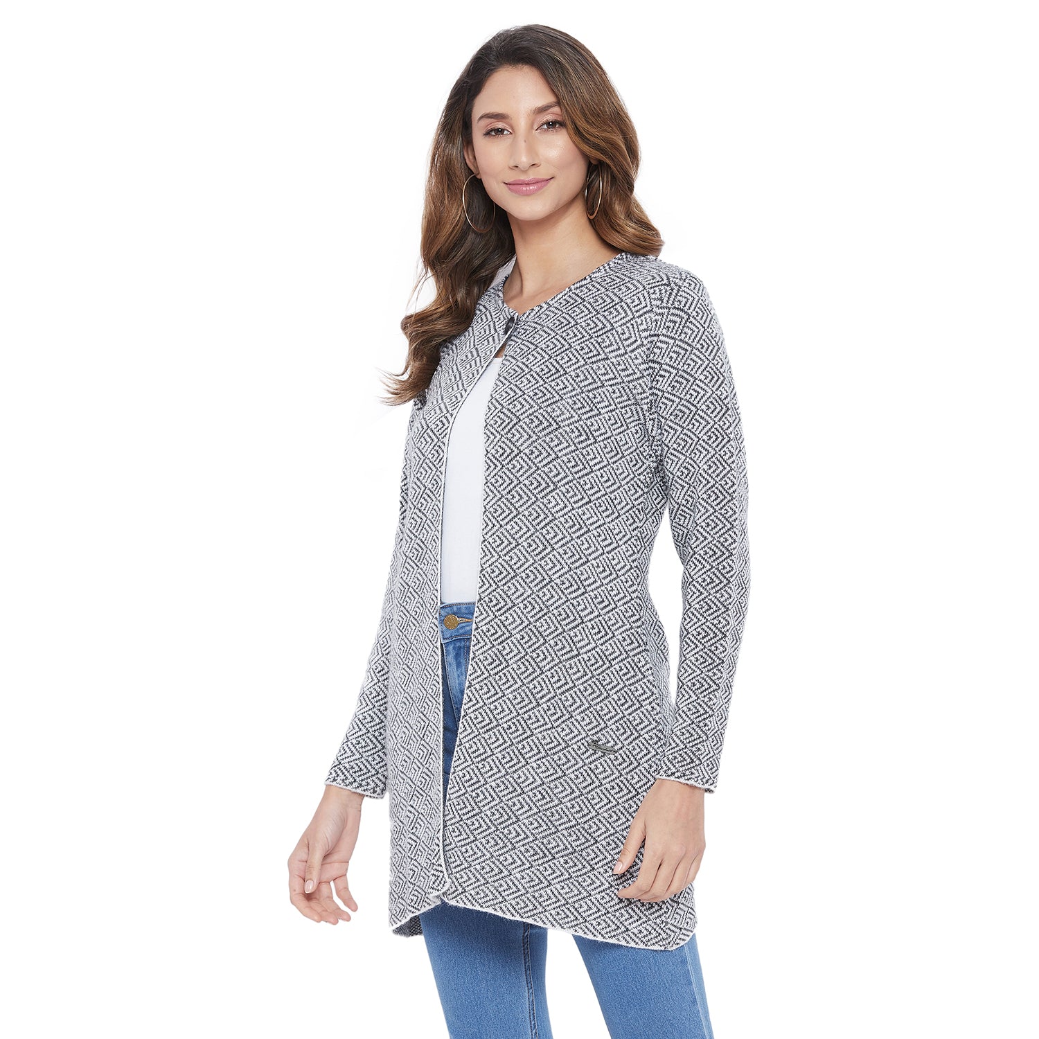 Duke Urban Women Full Sleeve Shrug (SDS948)