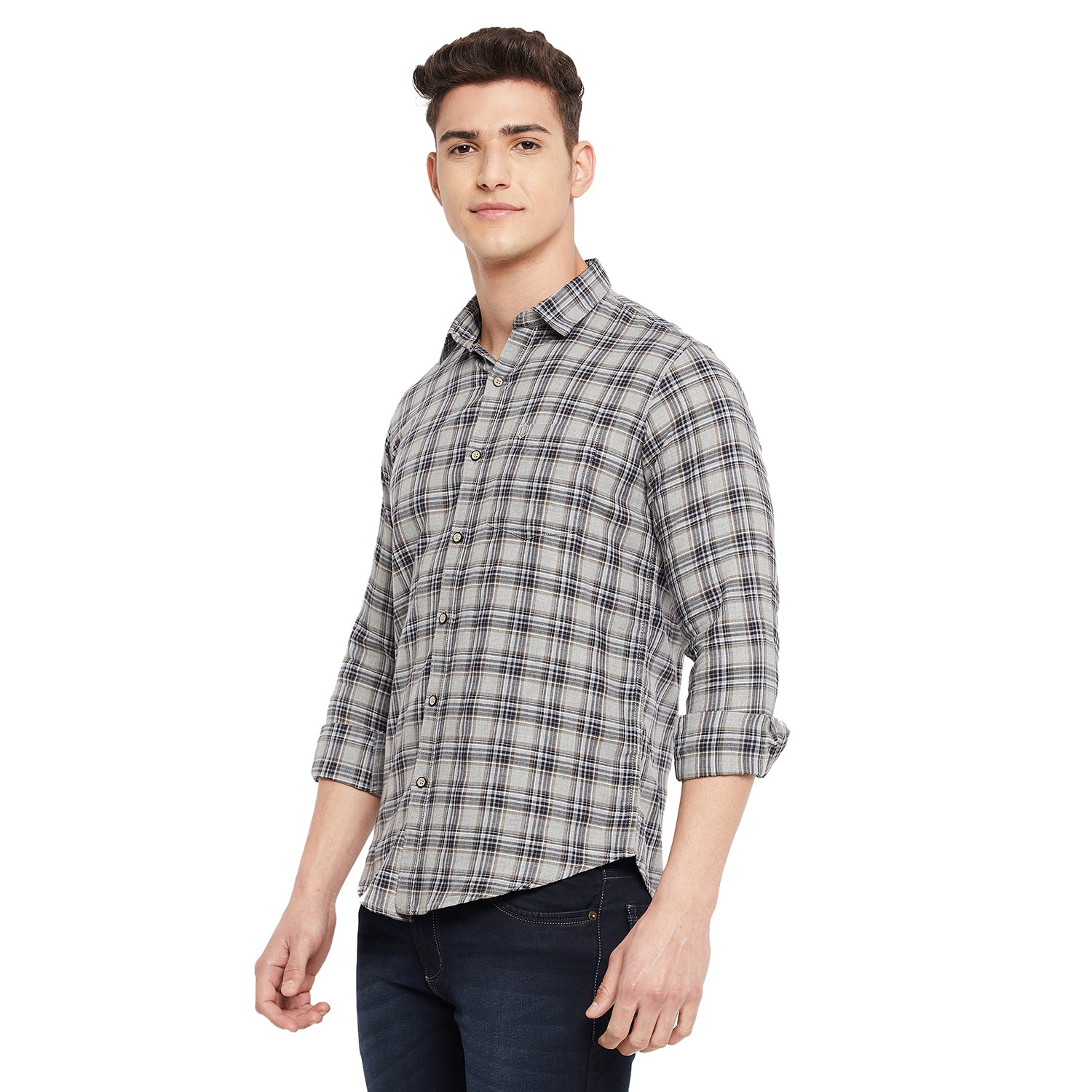 Duke Stardust Men Full Sleeve  Cotton Shirt (SDO7CKRQ)