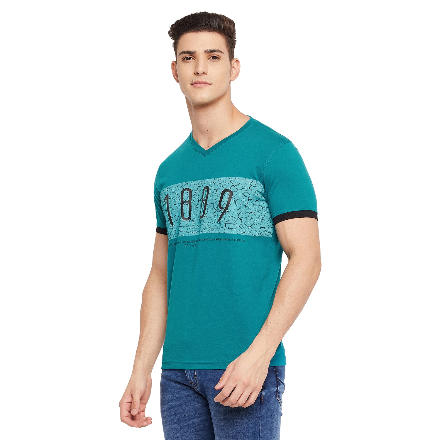 Duke Stardust Men Half Sleeve Cotton T-shirt (LF4571)