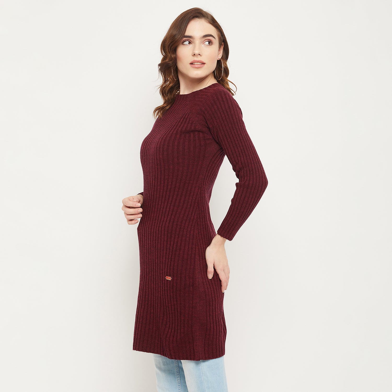 Duke Urban Women Solid Long Pullover (SDS1028)