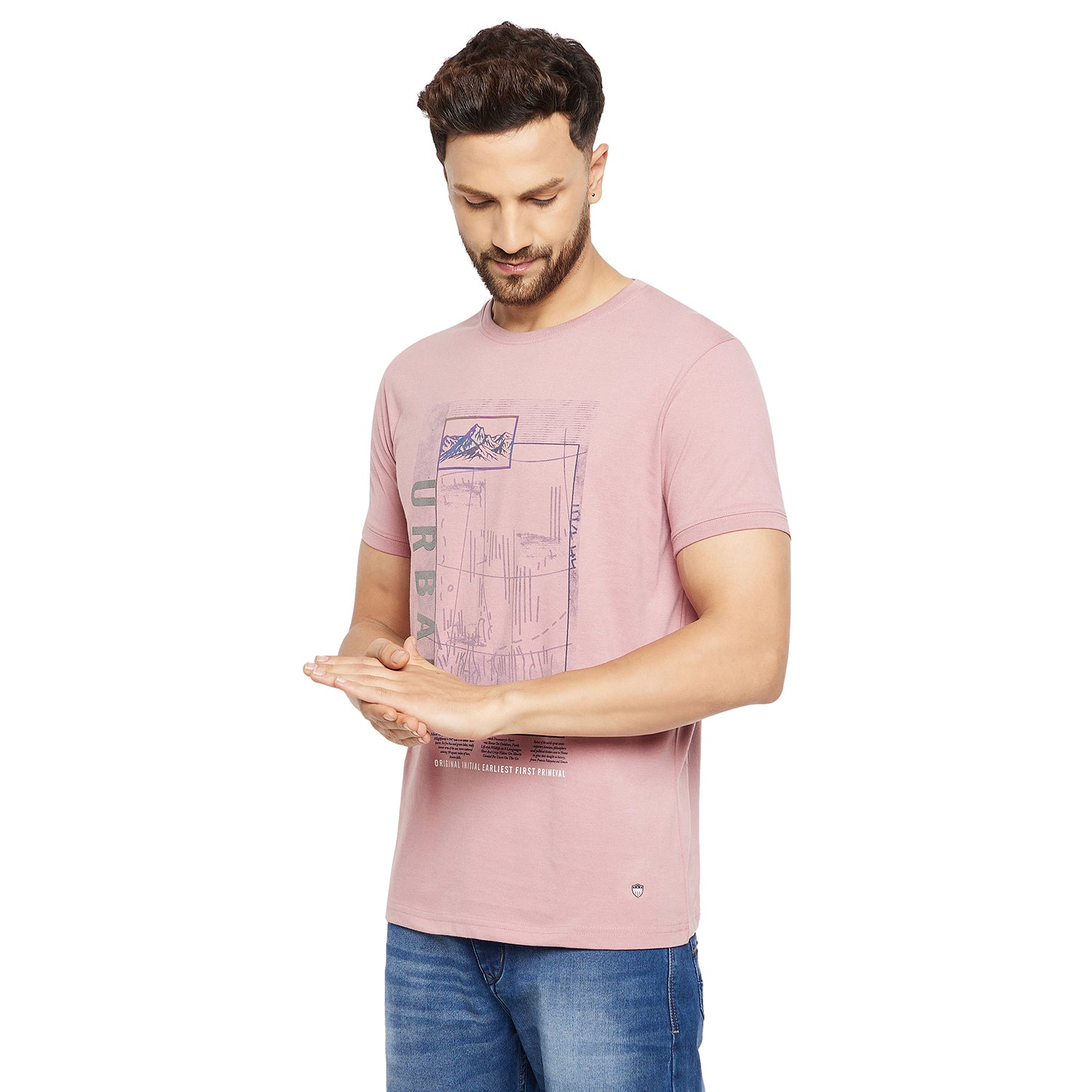 Duke Urban Men Half Sleeve Cotton T-shirt (LF5431)
