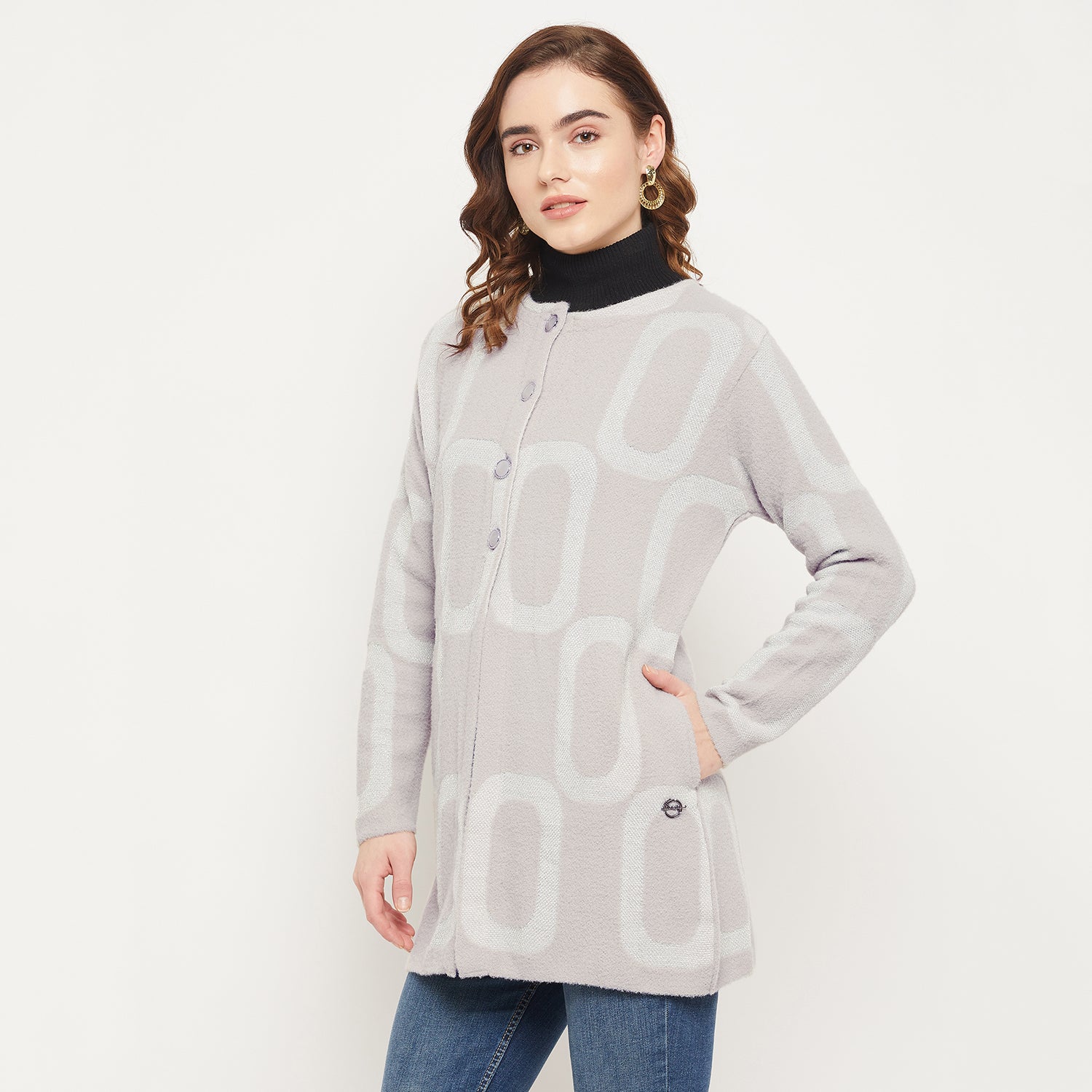 Duke Urban Women Self Design Cardigan (SDS1109)