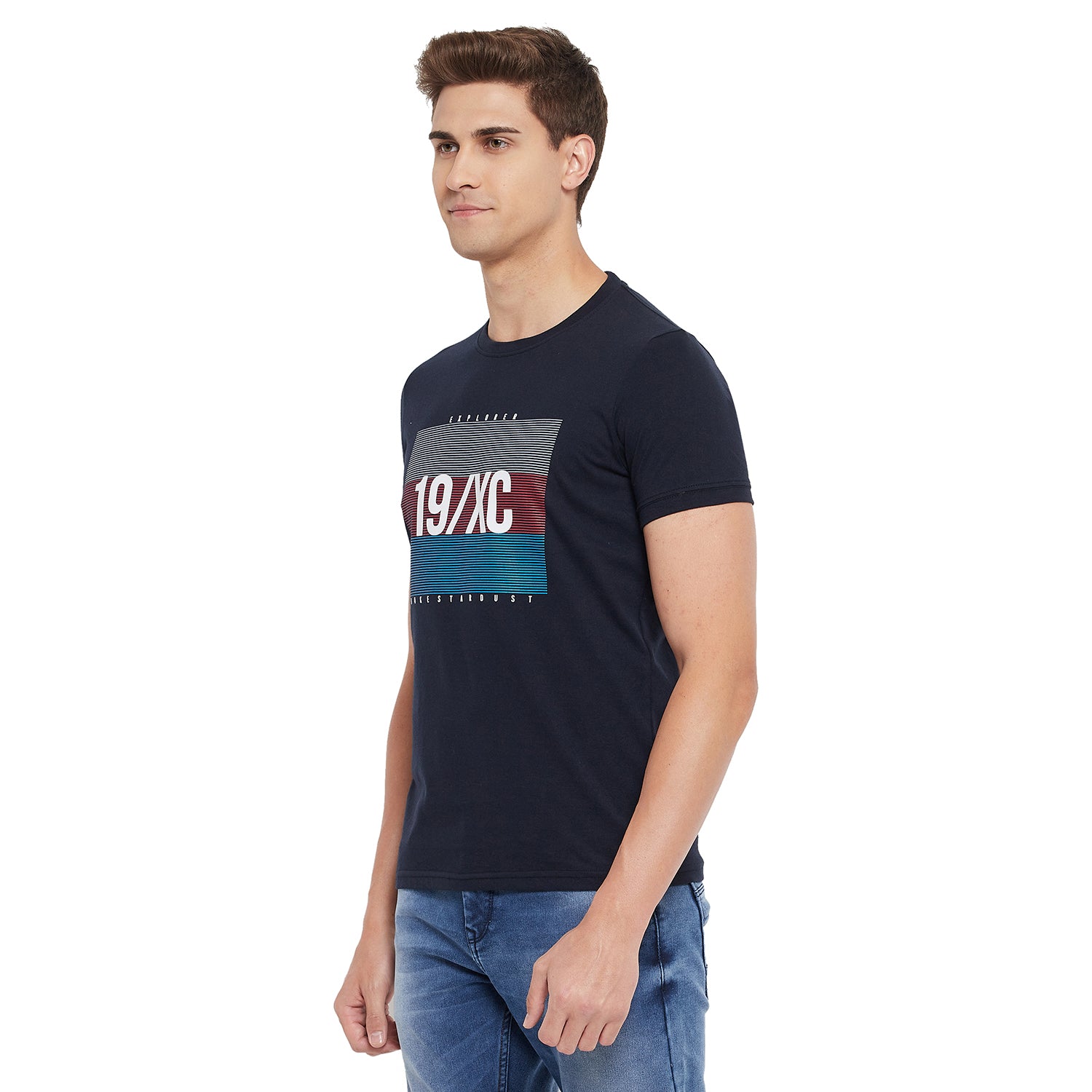 Duke Stardust Men Half Sleeve Cotton T-shirt (LF5222)
