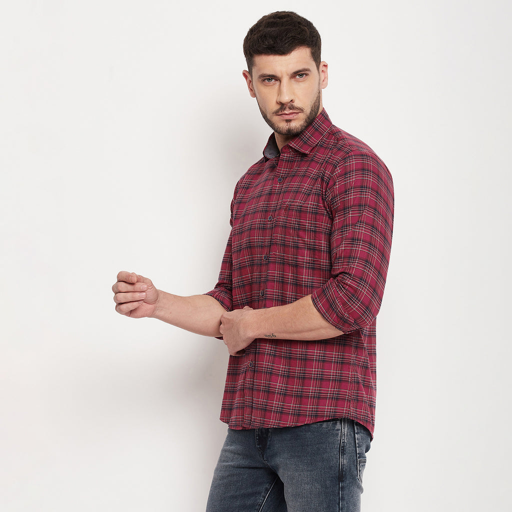 Duke Stardust Men Full Sleeve Cotton Shirt (SDO8CKO)