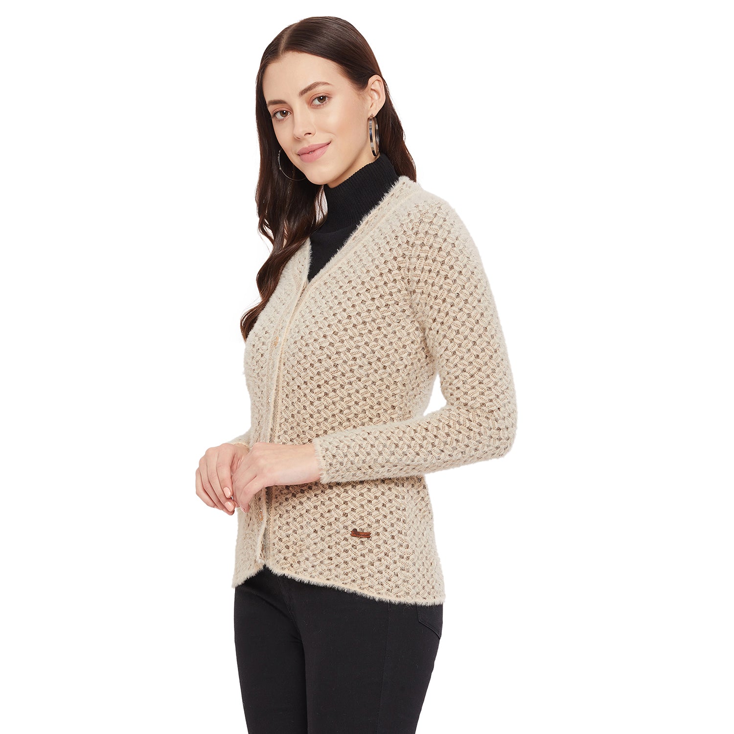 Duke Stardust Women Full Sleeve Cardigan (SDS952)