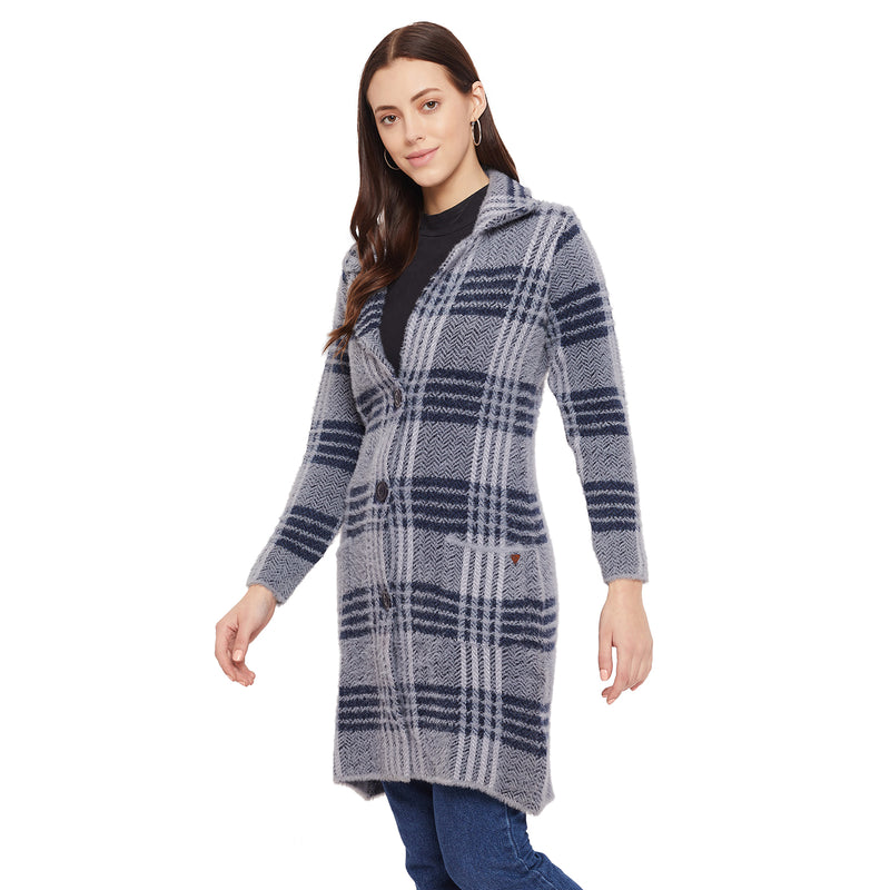 Duke Urban Women Full Sleeve Long Cardigan (SDS9641)