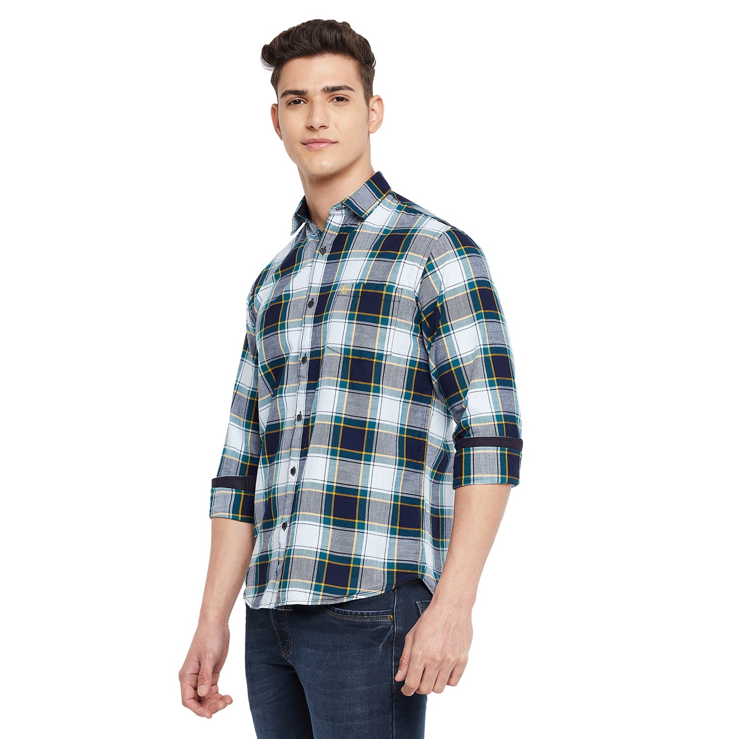 Duke Urban Men Full Sleeve  Cotton Shirt (SDO5CKI)