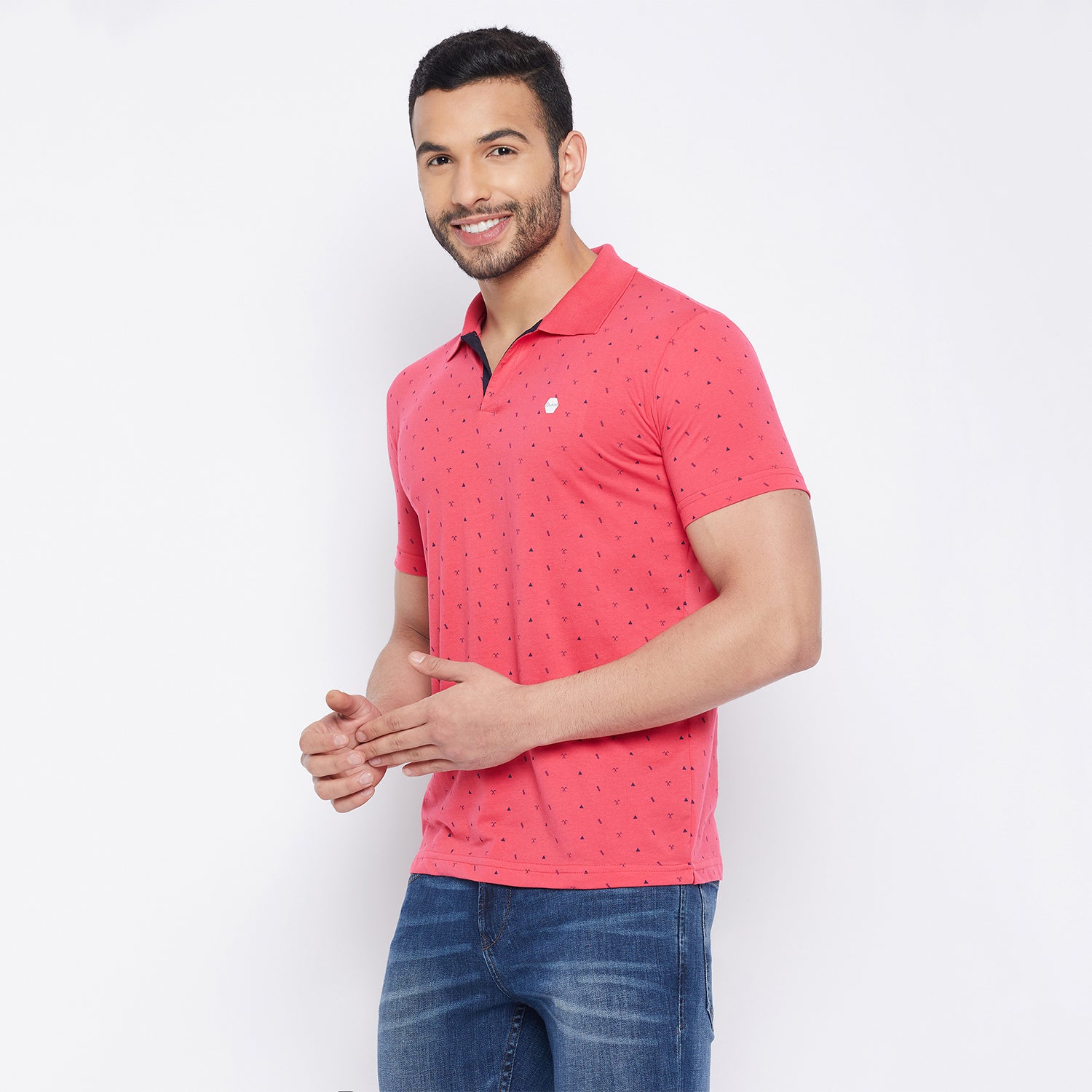 Duke Stardust Men Half Sleeve Cotton T-shirt (4040F)