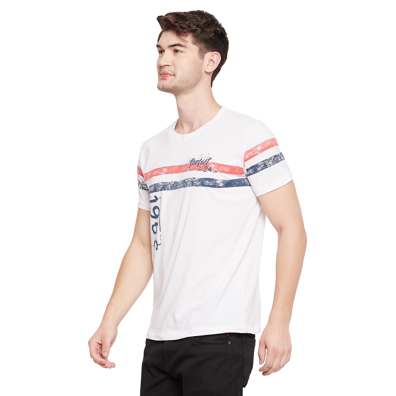 Duke Stardust Men Half Sleeve Cotton T-shirt (LF5244)